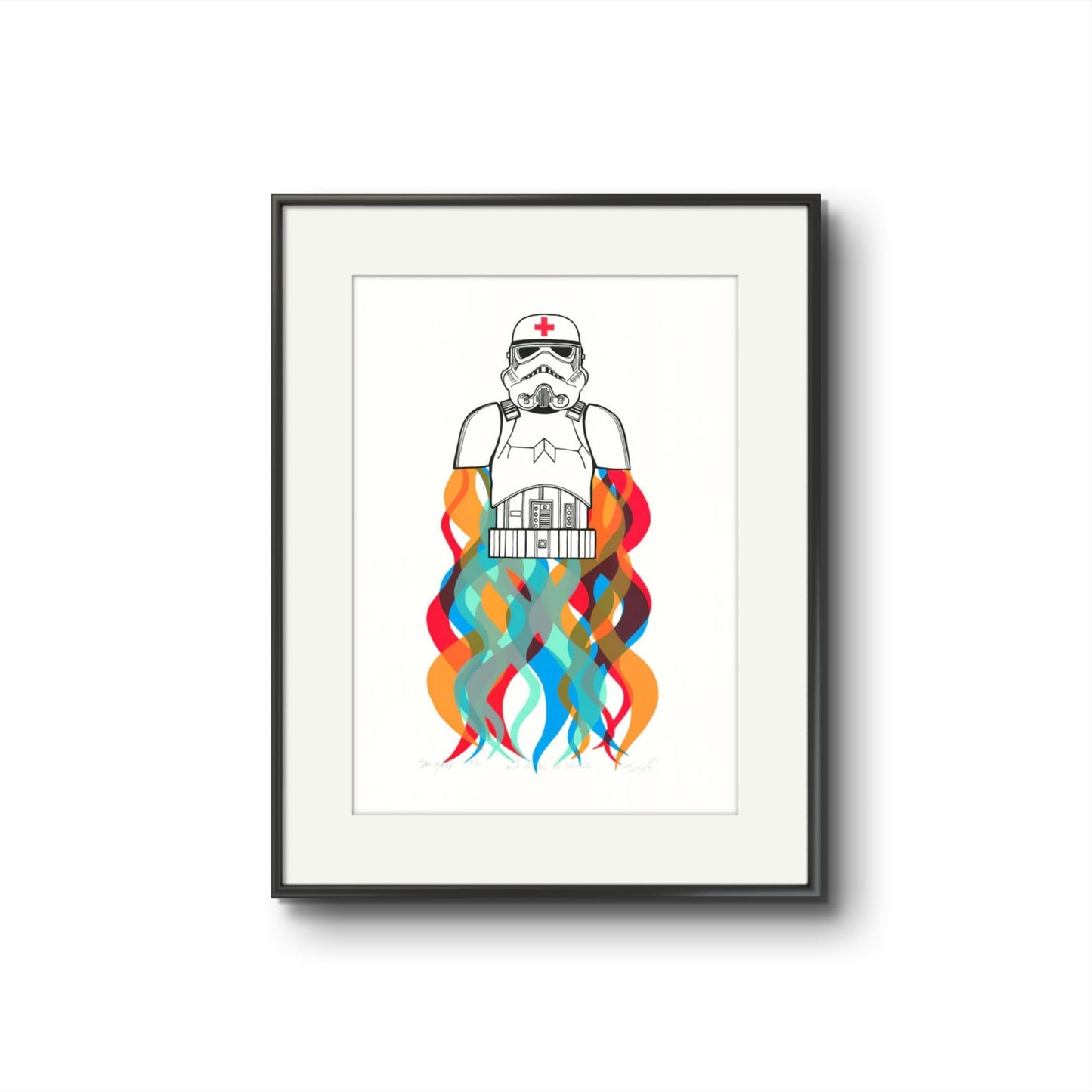 Bilde av Ronny Bank "Art makes nos ense" laget av Ronny Bank, popart kunst fra Galleri2b