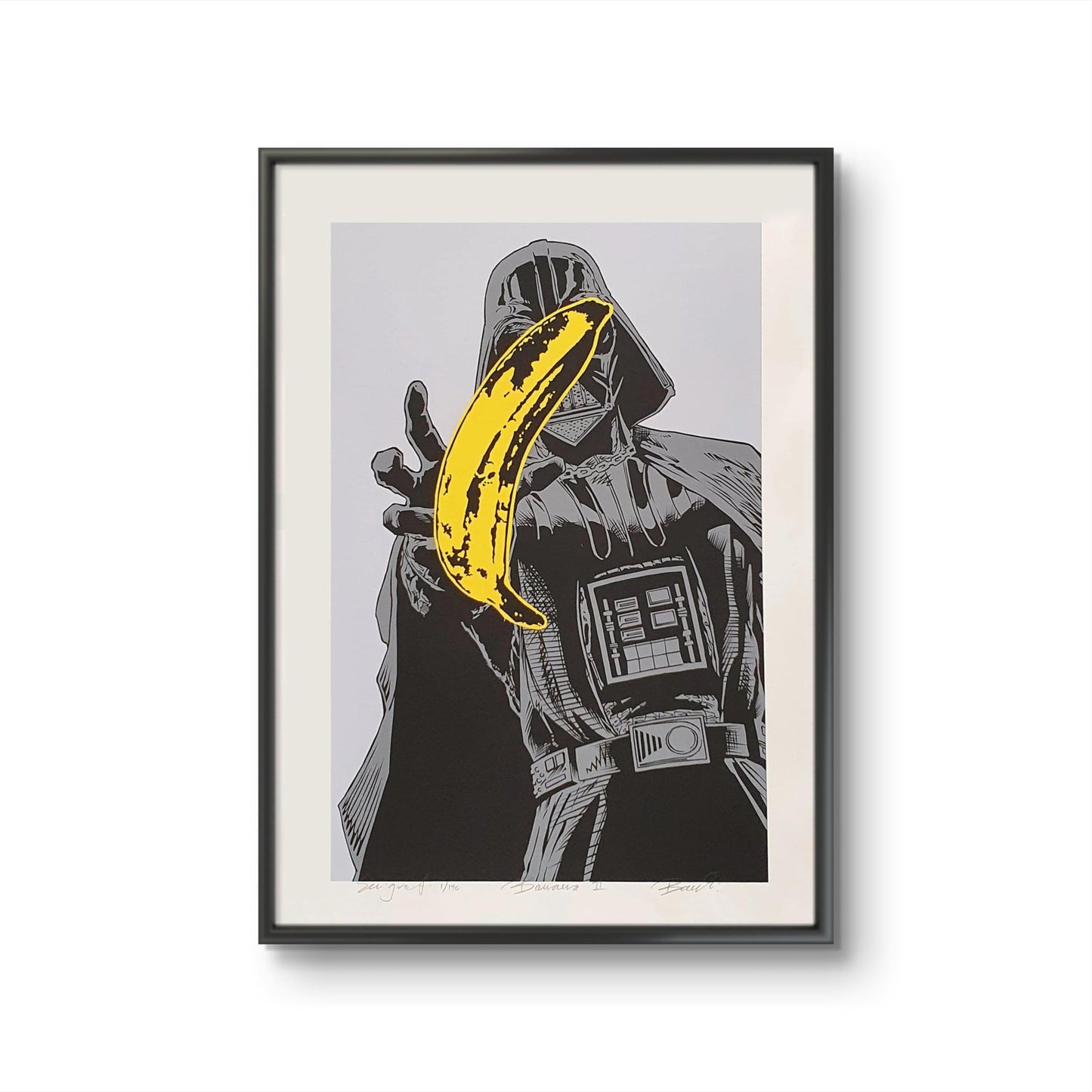 Bilde av Ronny Bank "Banana ll" laget av Ronny Bank, popart kunst fra Galleri2b