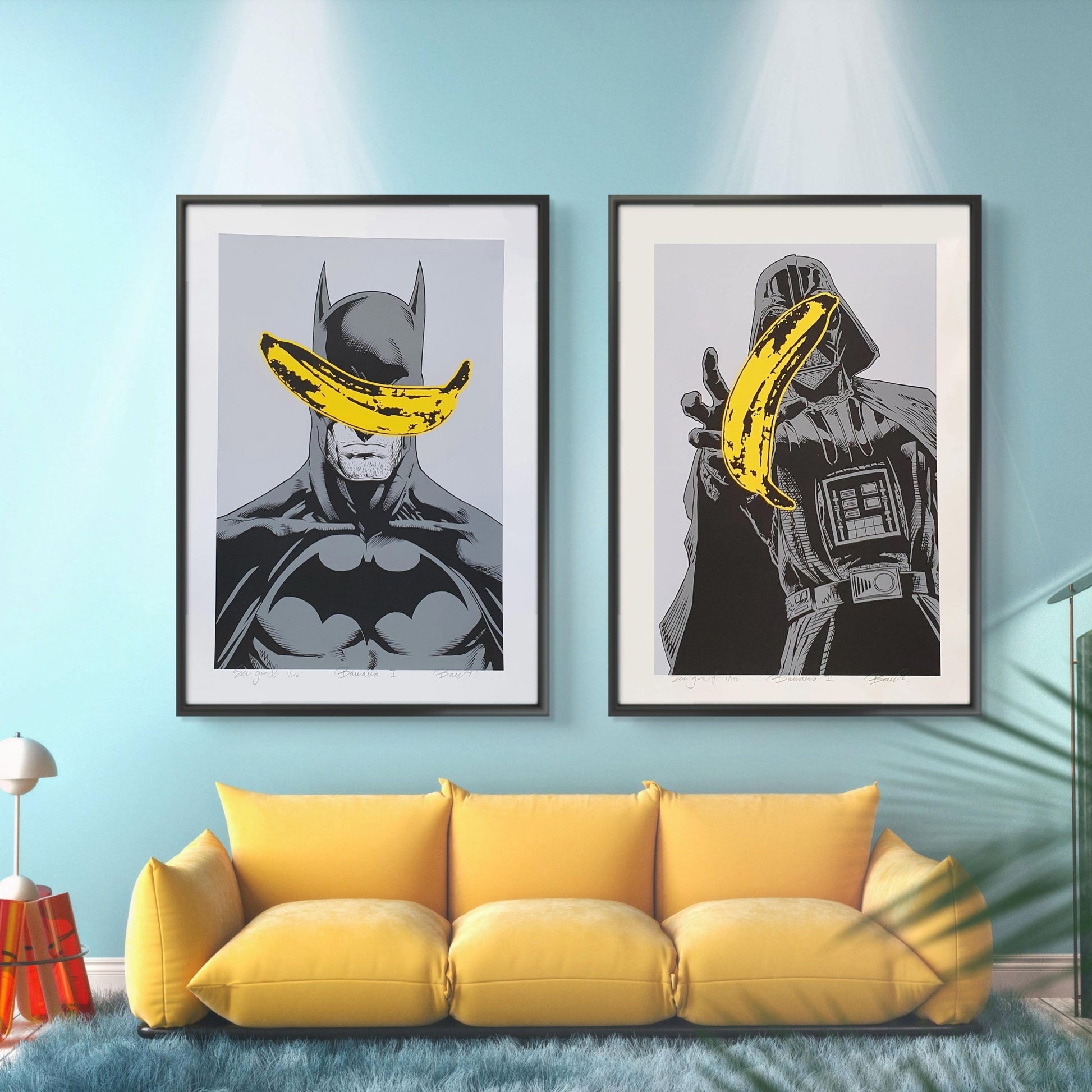 Bilde av Ronny Bank "Banana ll" laget av Ronny Bank, popart kunst fra Galleri2b