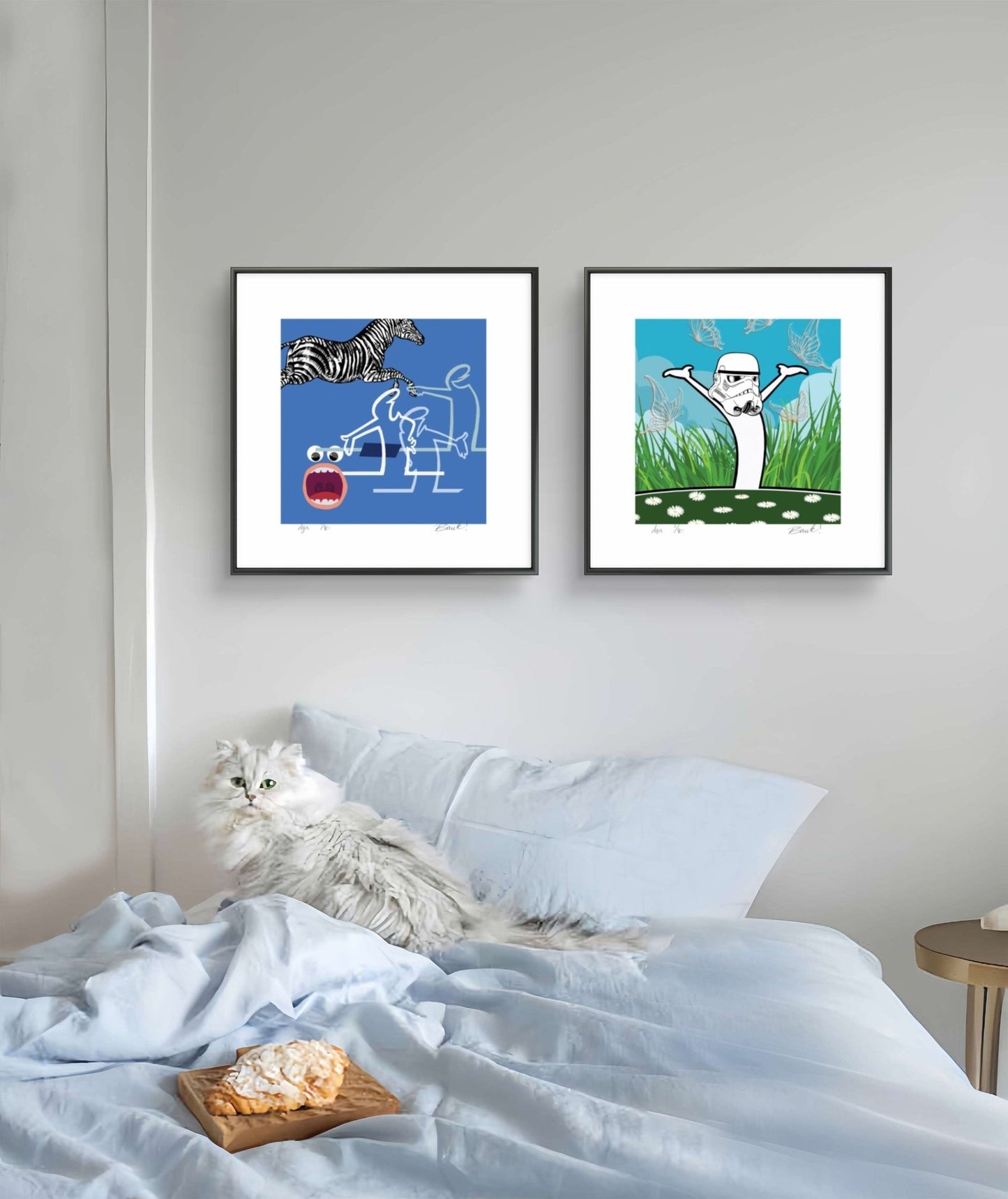 Bilde av Ronny Bank "Bruddstykker" laget av Ronny Bank, popart kunst fra Galleri2b