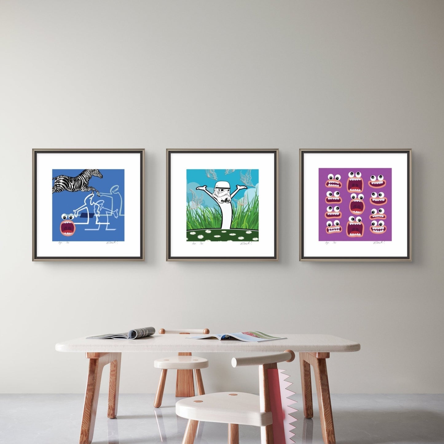 Bilde av Ronny Bank "Bruddstykker" laget av Ronny Bank, popart kunst fra Galleri2b