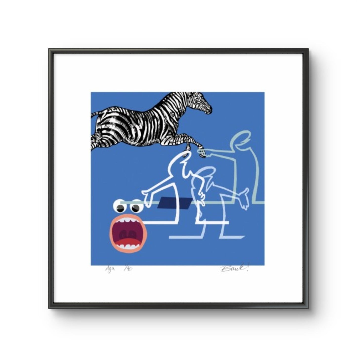 Bilde av Ronny Bank "Bruddstykker" laget av Ronny Bank, popart kunst fra Galleri2b