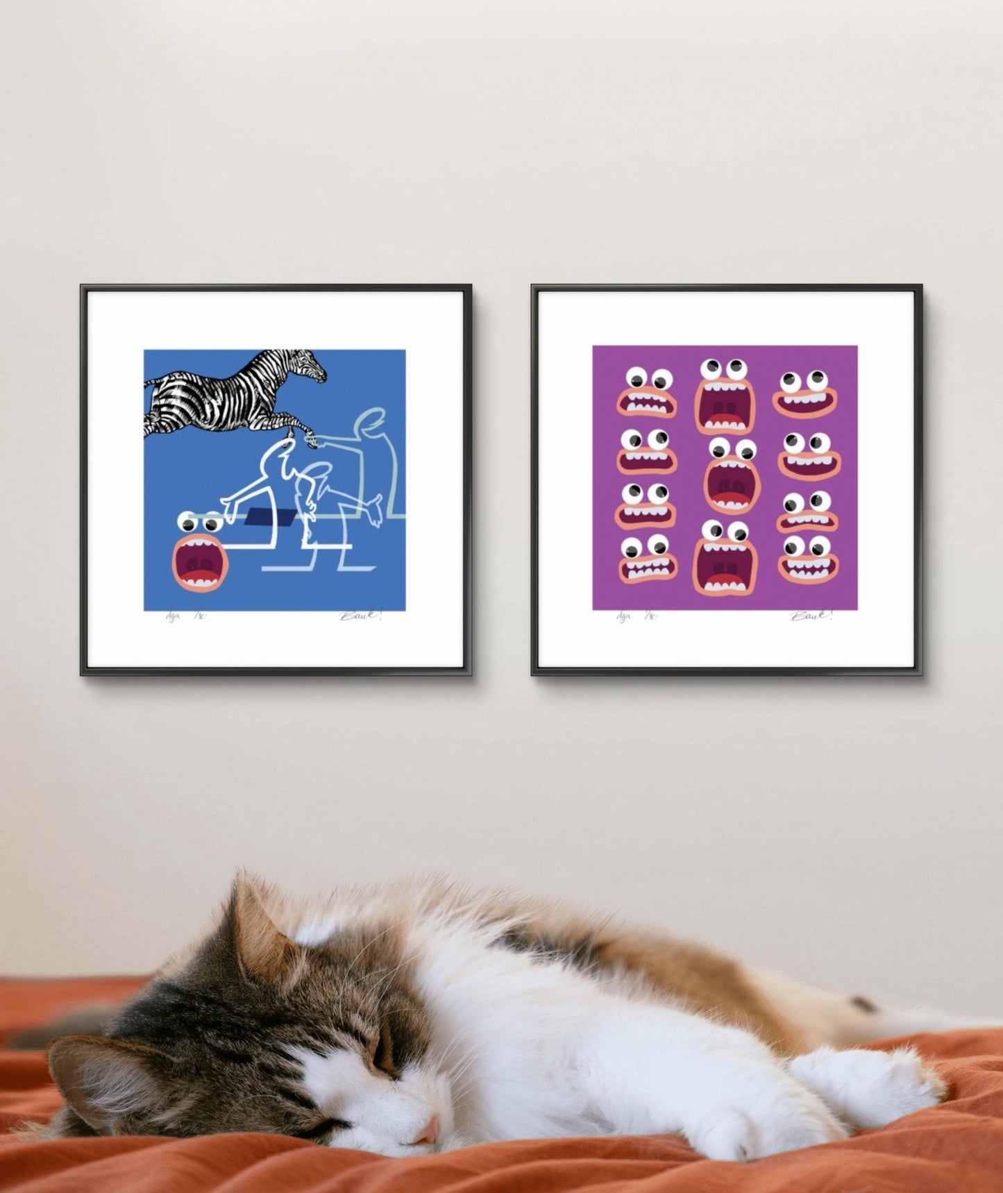 Bilde av Ronny Bank "Bruddstykker" laget av Ronny Bank, popart kunst fra Galleri2b