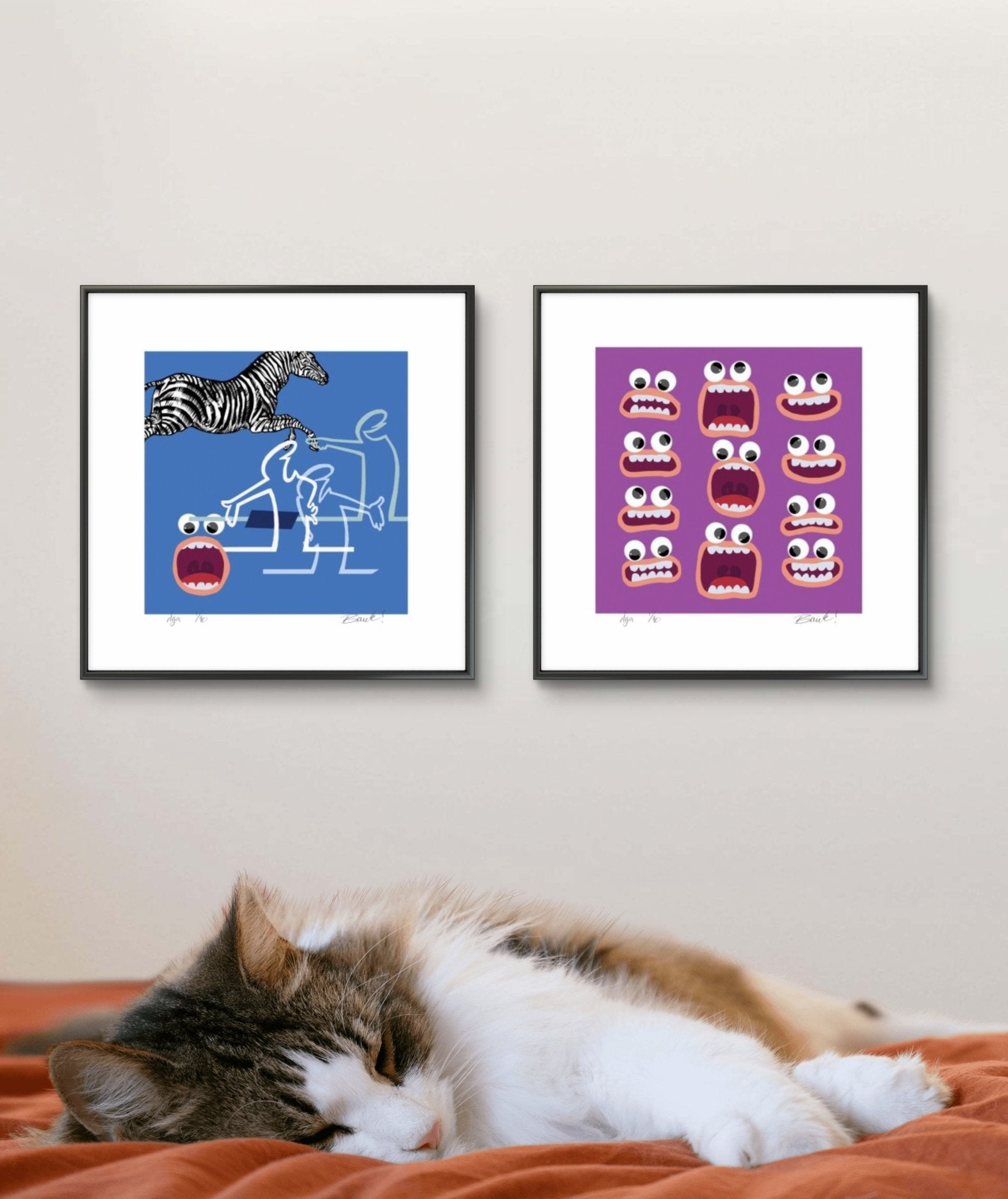 Bilde av Ronny Bank "Bruddstykker" laget av Ronny Bank, popart kunst fra Galleri2b