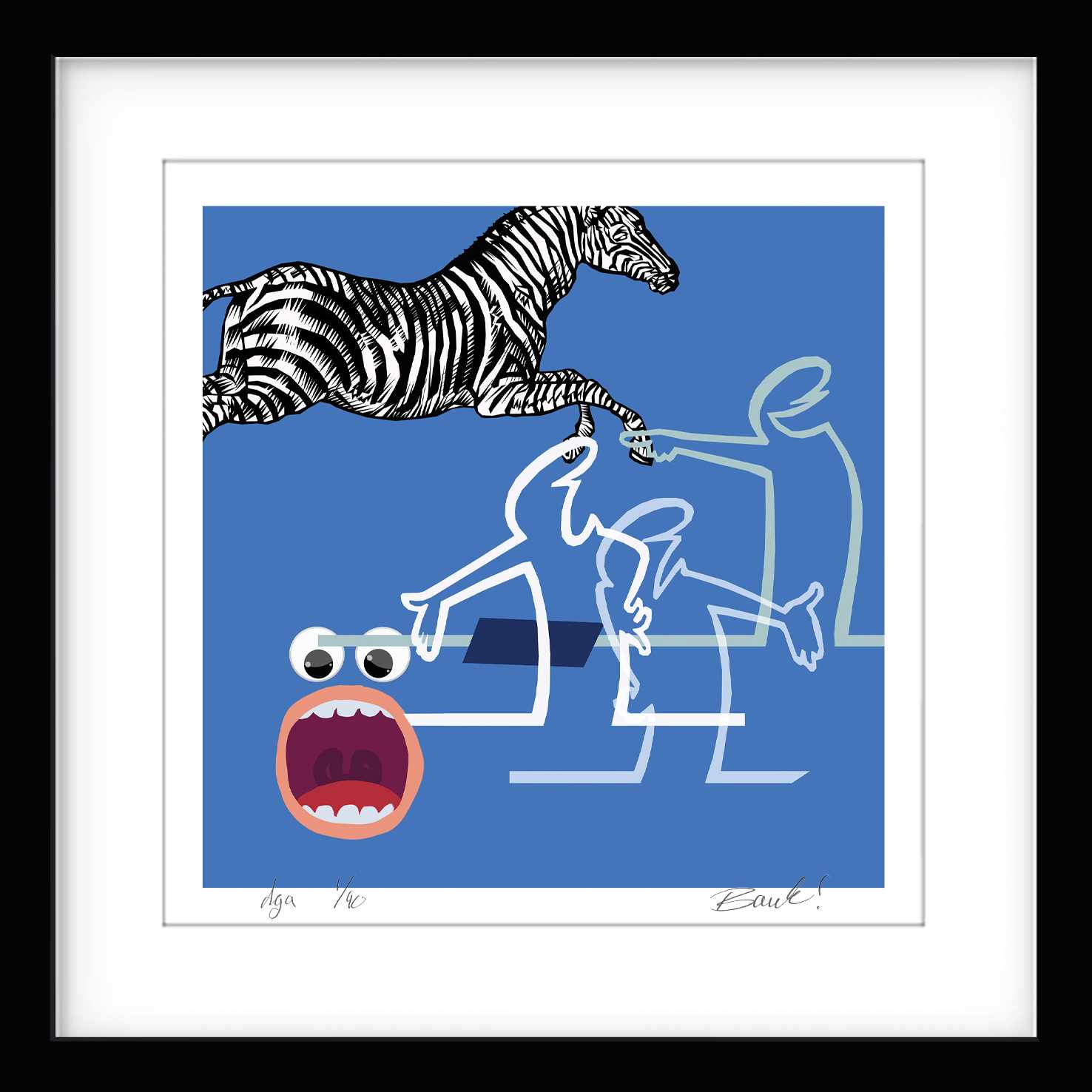 Bilde av Ronny Bank "Bruddstykker" laget av Ronny Bank, popart kunst fra Galleri2b