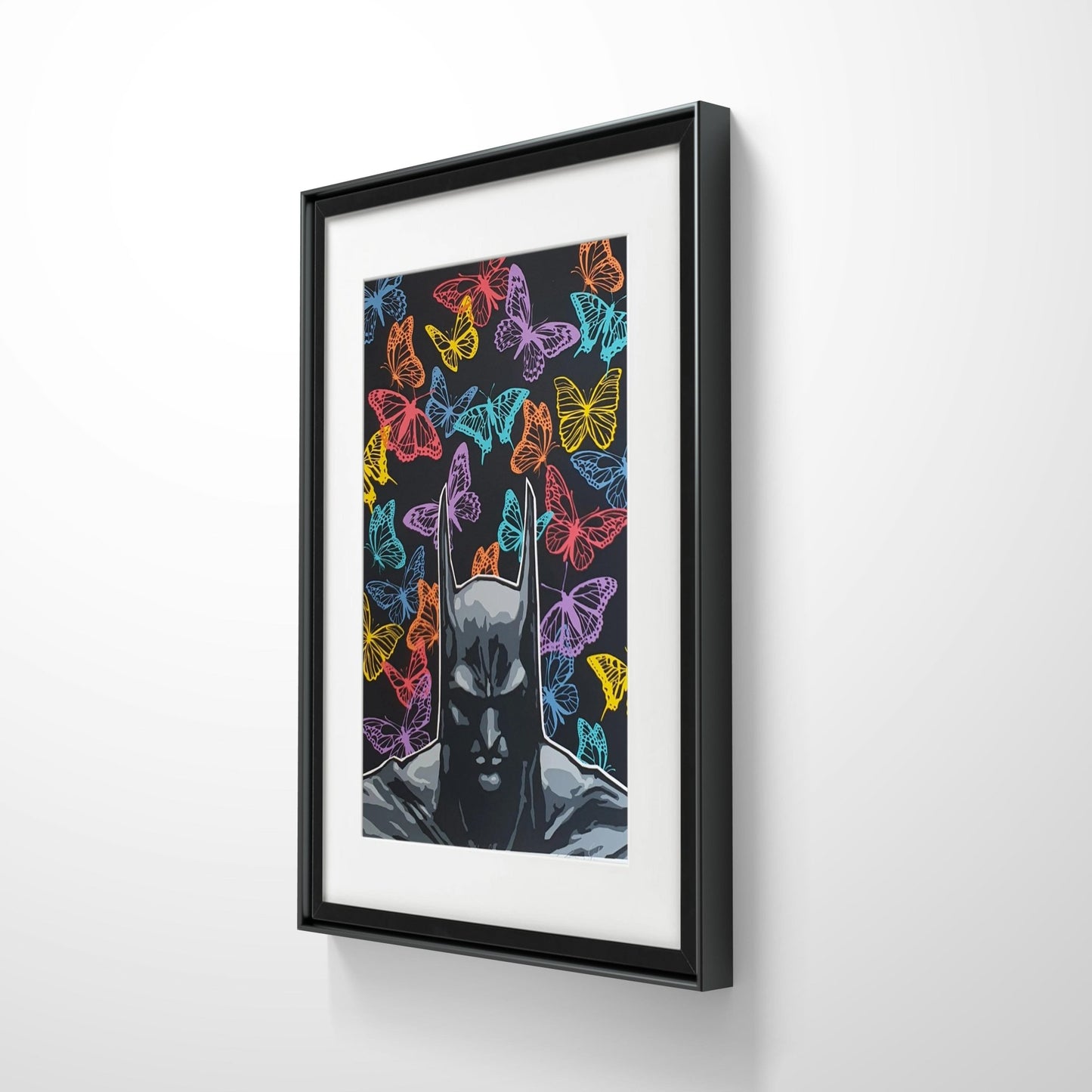 Bilde av Ronny Bank "Butterflyman" - Colour edition laget av Ronny Bank, popart kunst fra Galleri2b