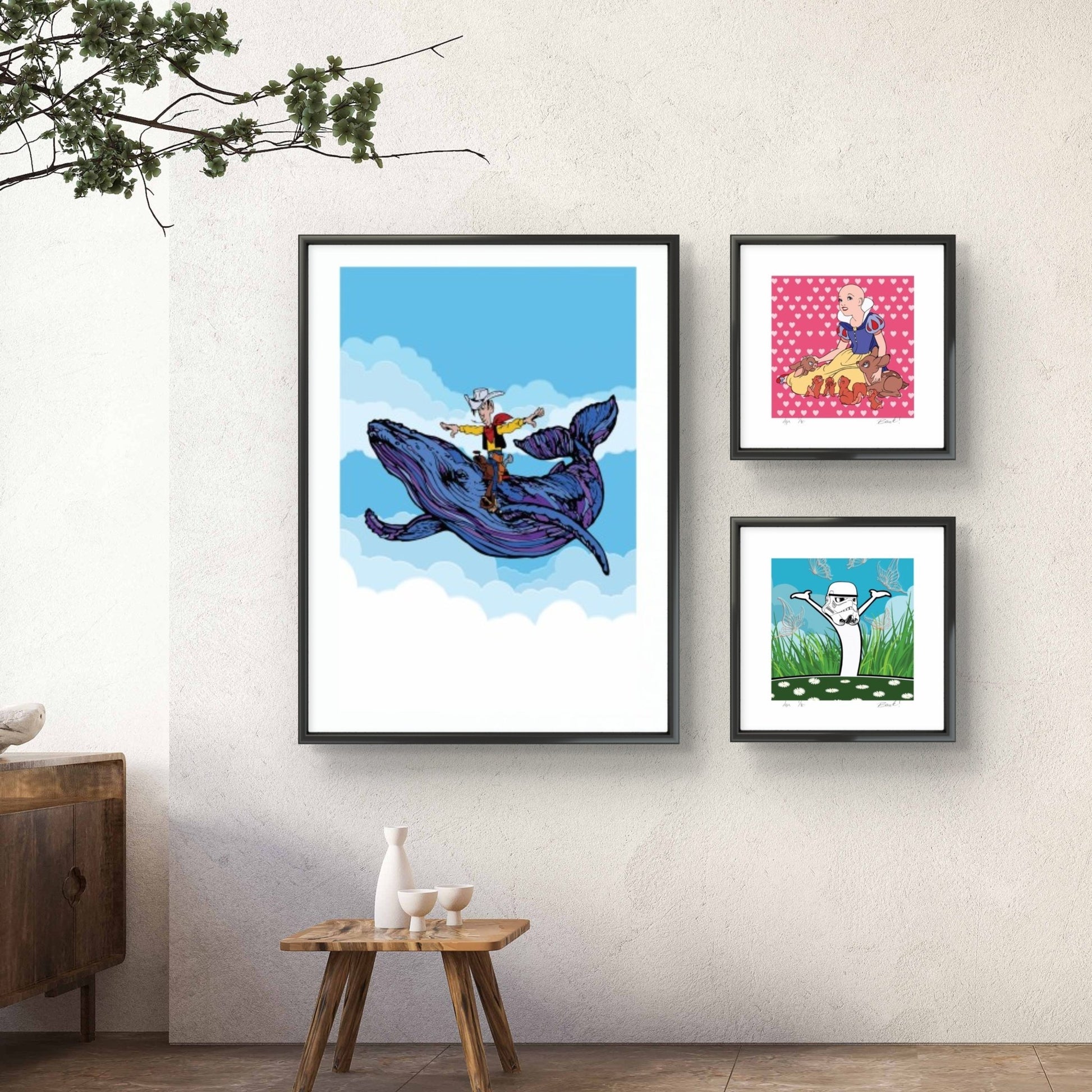 Bilde av Ronny Bank "Den vakreste" laget av Ronny Bank, popart kunst fra Galleri2b