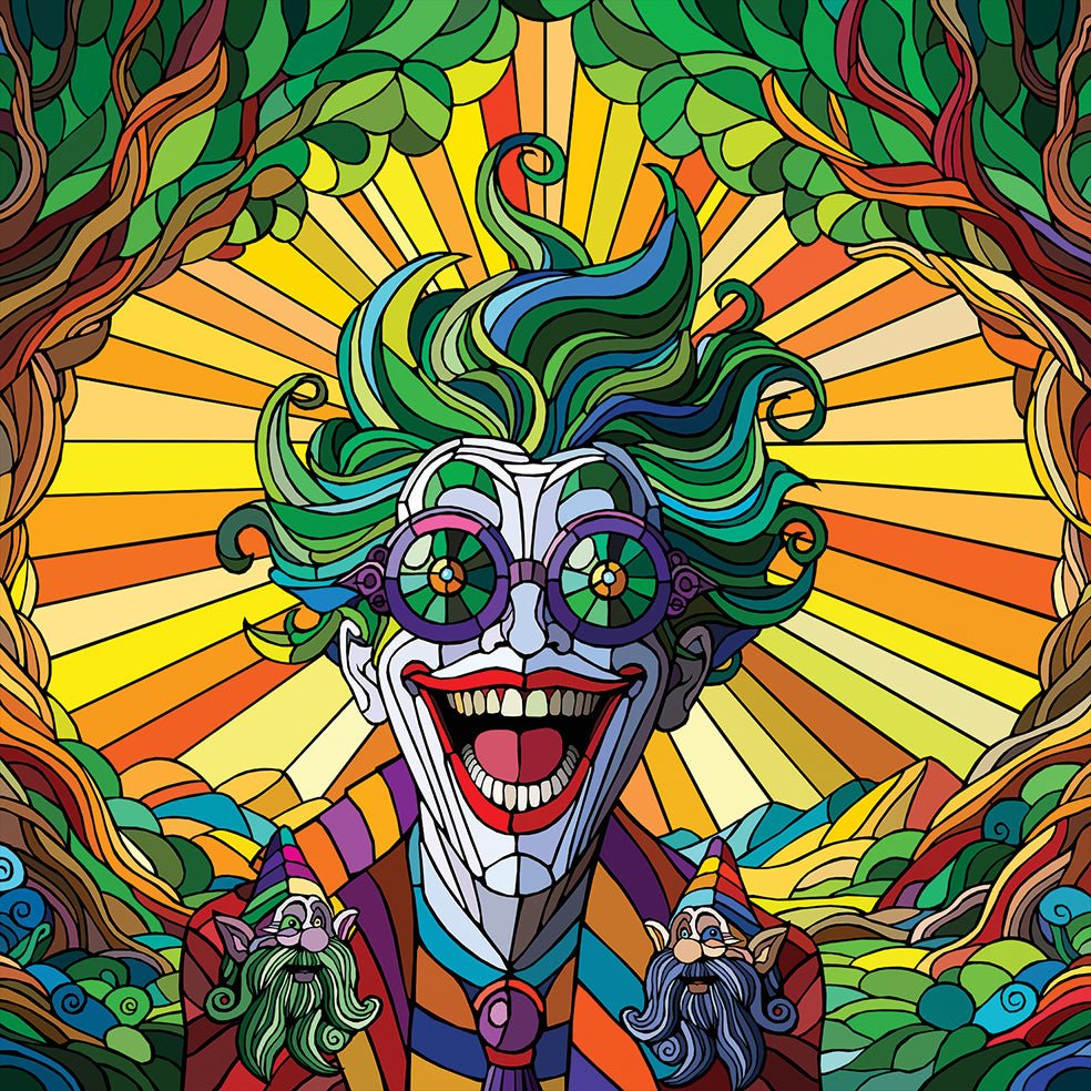 Bilde av Ronny Bank "Embrace the Mad" 50X50 cm laget av Ronny Bank, popart kunst fra Galleri2b