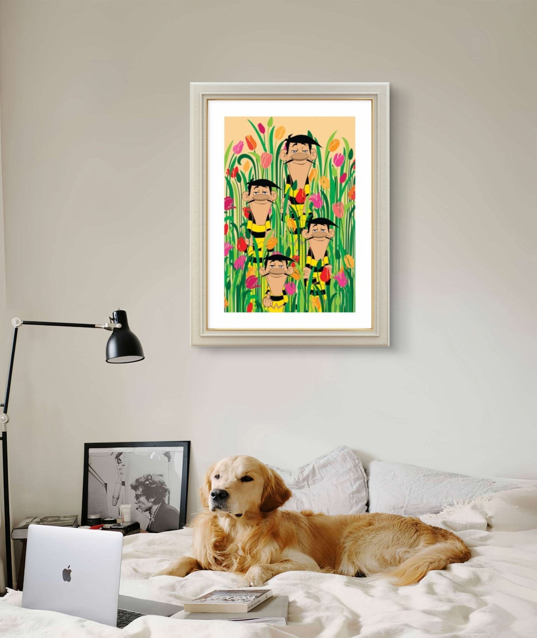 Bilde av Ronny Bank "Flipping the bird" laget av Ronny Bank, popart kunst fra Galleri2b