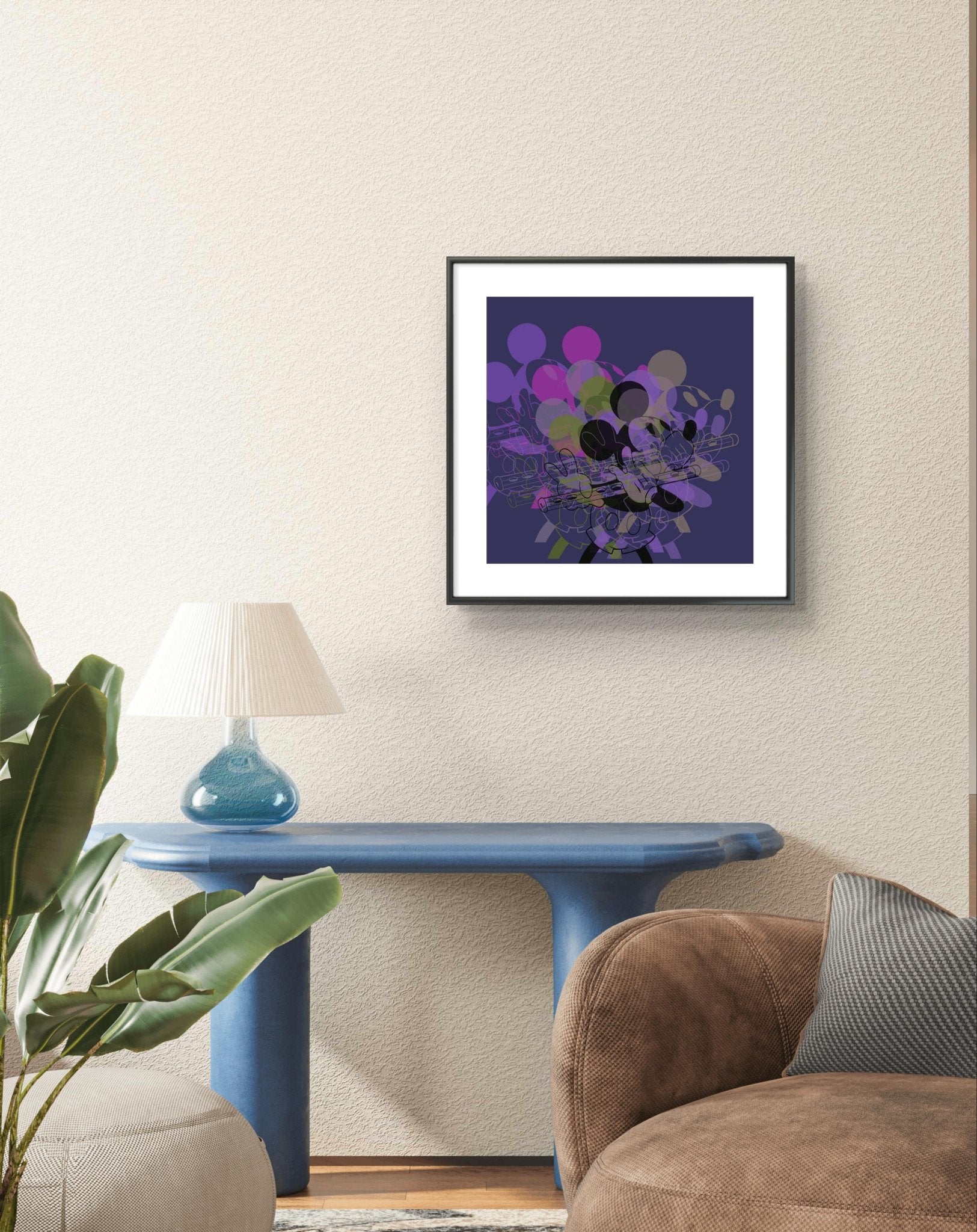 Bilde av Ronny Bank "Fløyte" laget av Ronny Bank, popart kunst fra Galleri2b