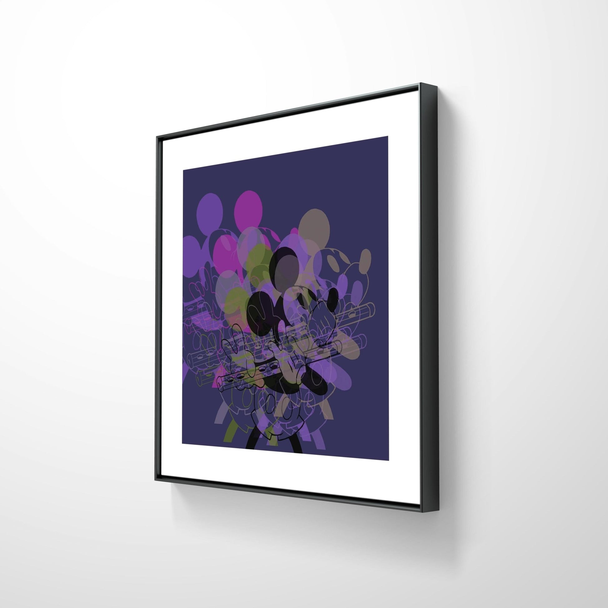 Bilde av Ronny Bank "Fløyte" laget av Ronny Bank, popart kunst fra Galleri2b