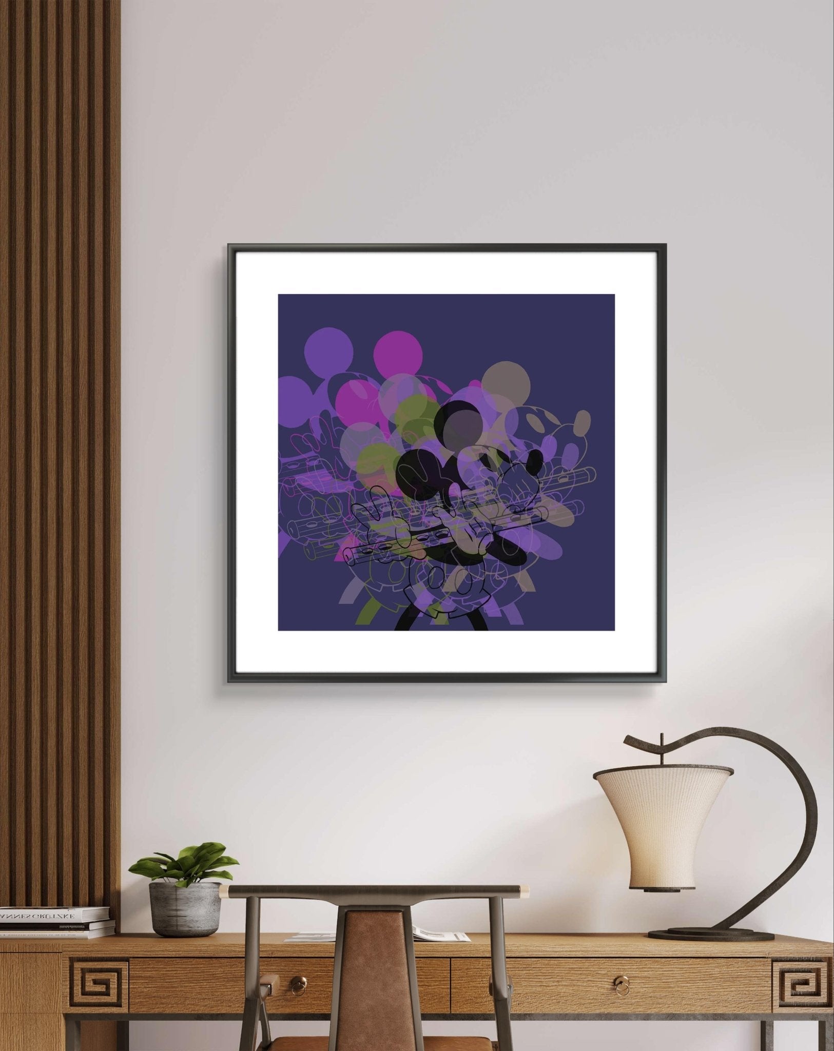 Bilde av Ronny Bank "Fløyte" laget av Ronny Bank, popart kunst fra Galleri2b