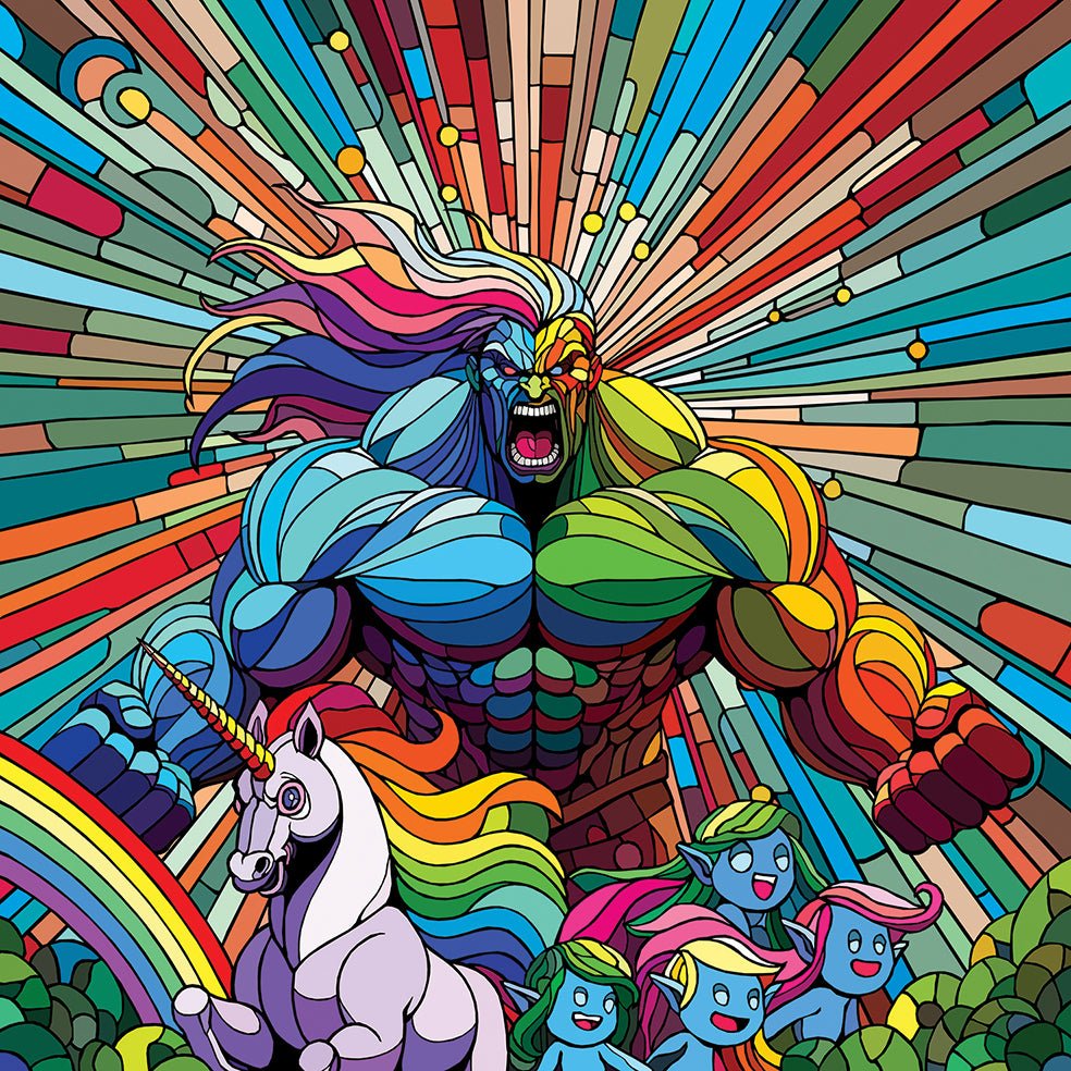 Bilde av Ronny Bank "Gaylord" 50X50 cm laget av Ronny Bank, popart kunst fra Galleri2b