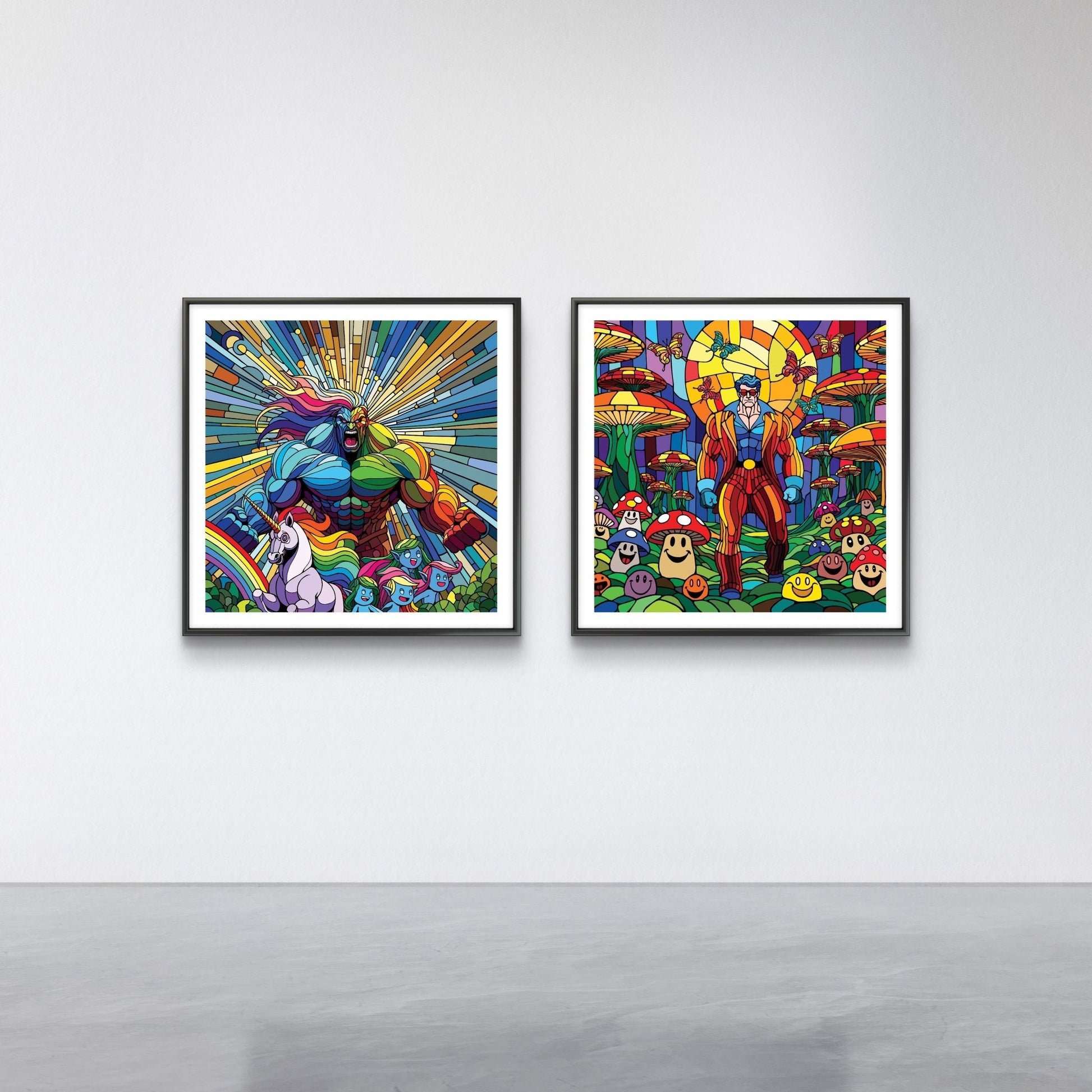 Bilde av Ronny Bank "Gaylord" 90X90cm laget av Ronny Bank, popart kunst fra Galleri2b