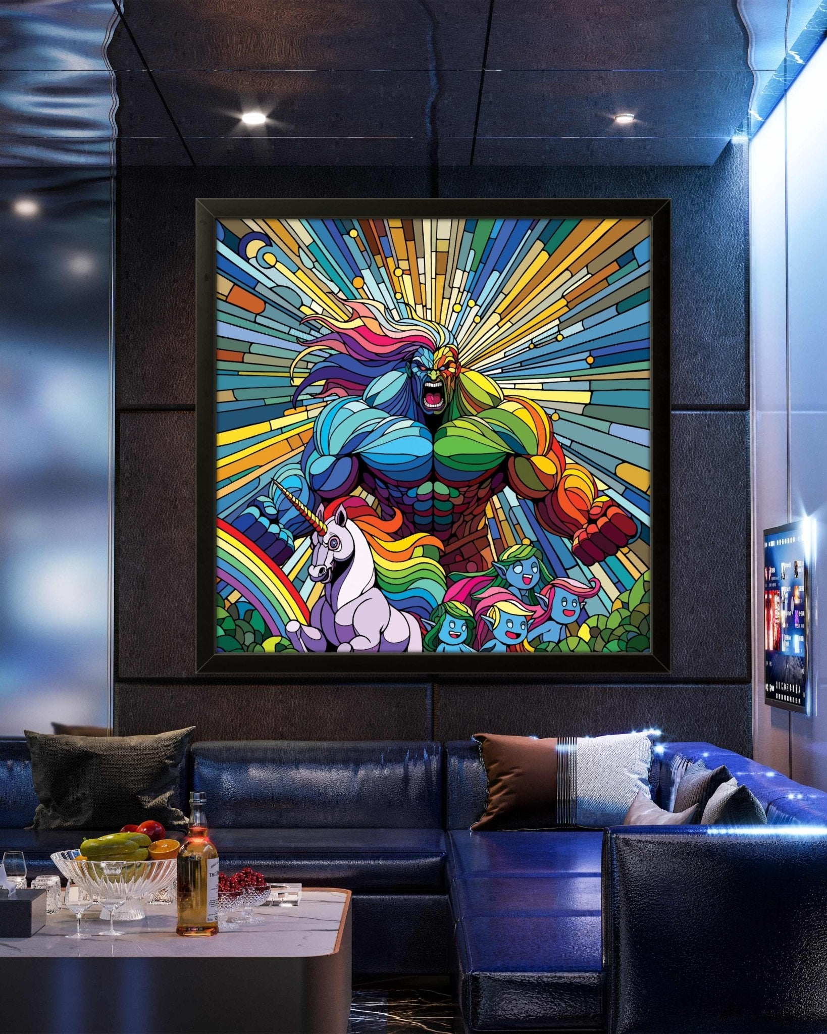 Bilde av Ronny Bank "Gaylord" 90X90cm laget av Ronny Bank, popart kunst fra Galleri2b