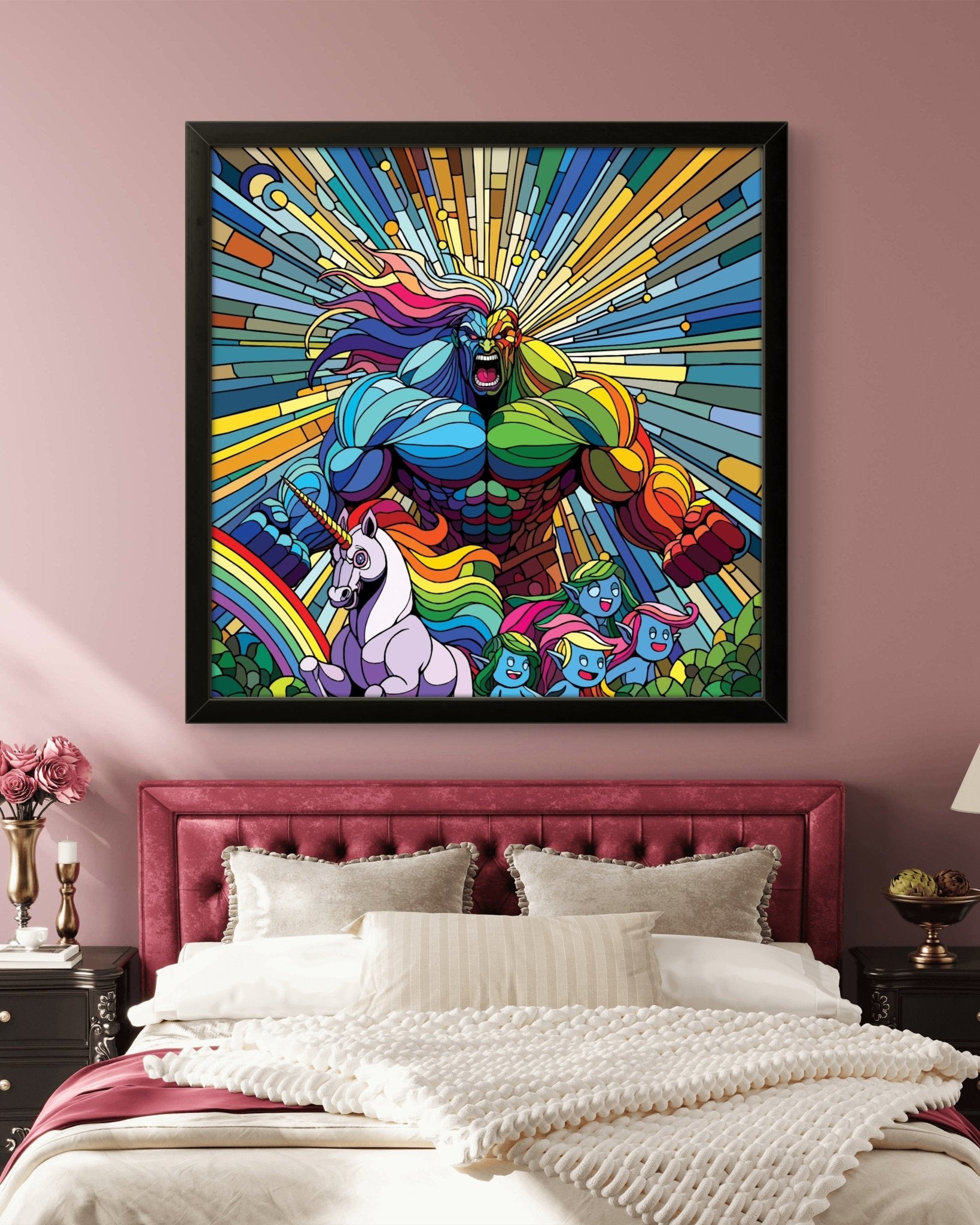 Bilde av Ronny Bank "Gaylord" 90X90cm laget av Ronny Bank, popart kunst fra Galleri2b