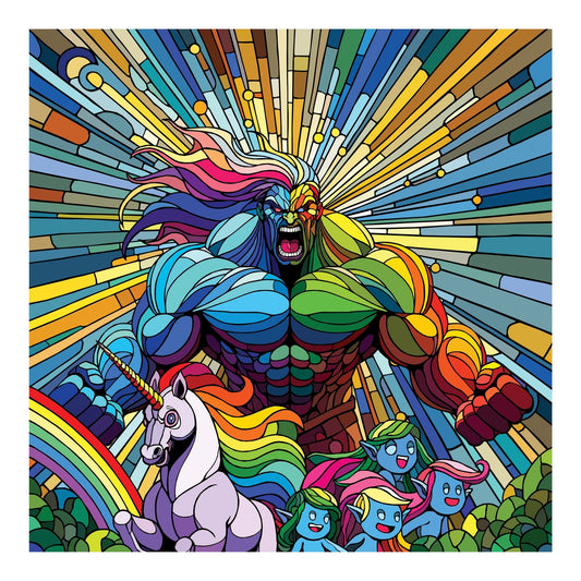 Bilde av Ronny Bank "Gaylord" 90X90cm laget av Ronny Bank, popart kunst fra Galleri2b