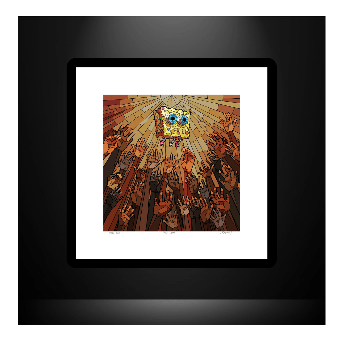 Bilde av Ronny Bank - "Hail Bob" - 2025 edition laget av Ronny Bank, popart kunst fra Galleri2b