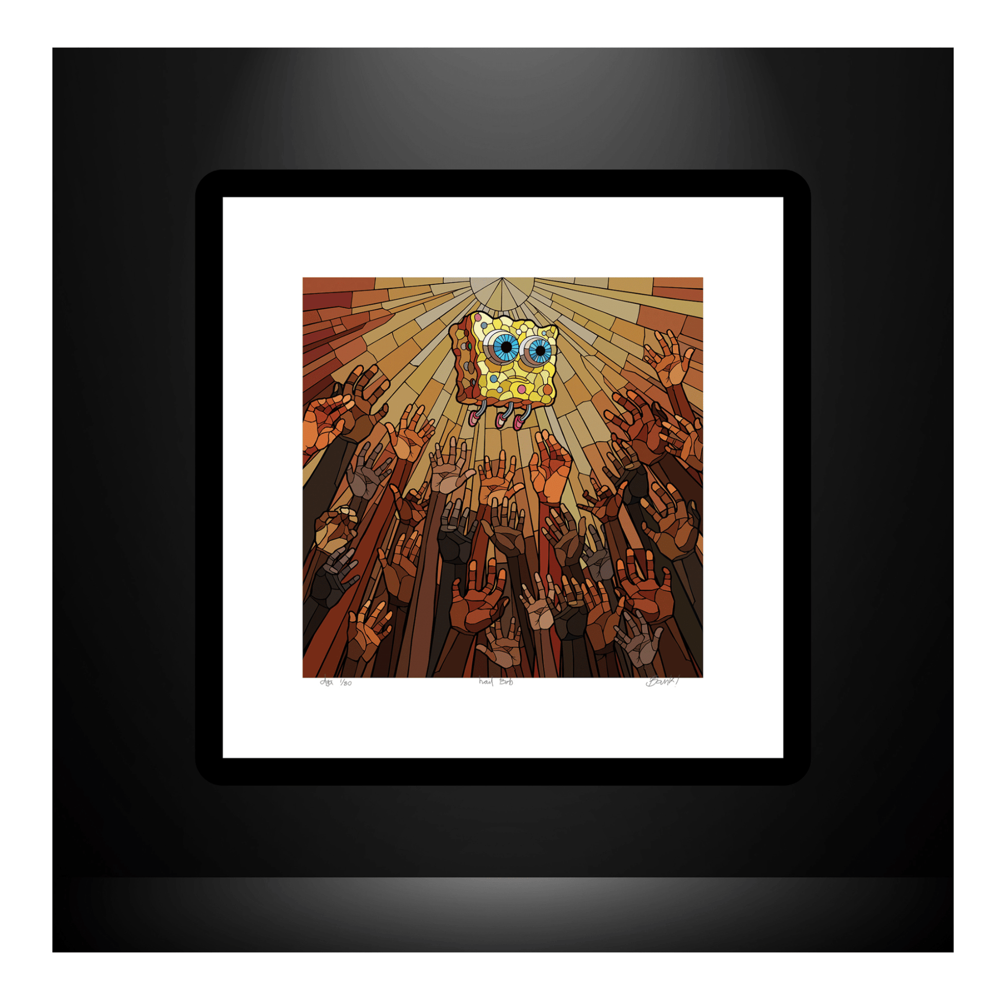 Bilde av Ronny Bank - "Hail Bob" - 2025 edition laget av Ronny Bank, popart kunst fra Galleri2b