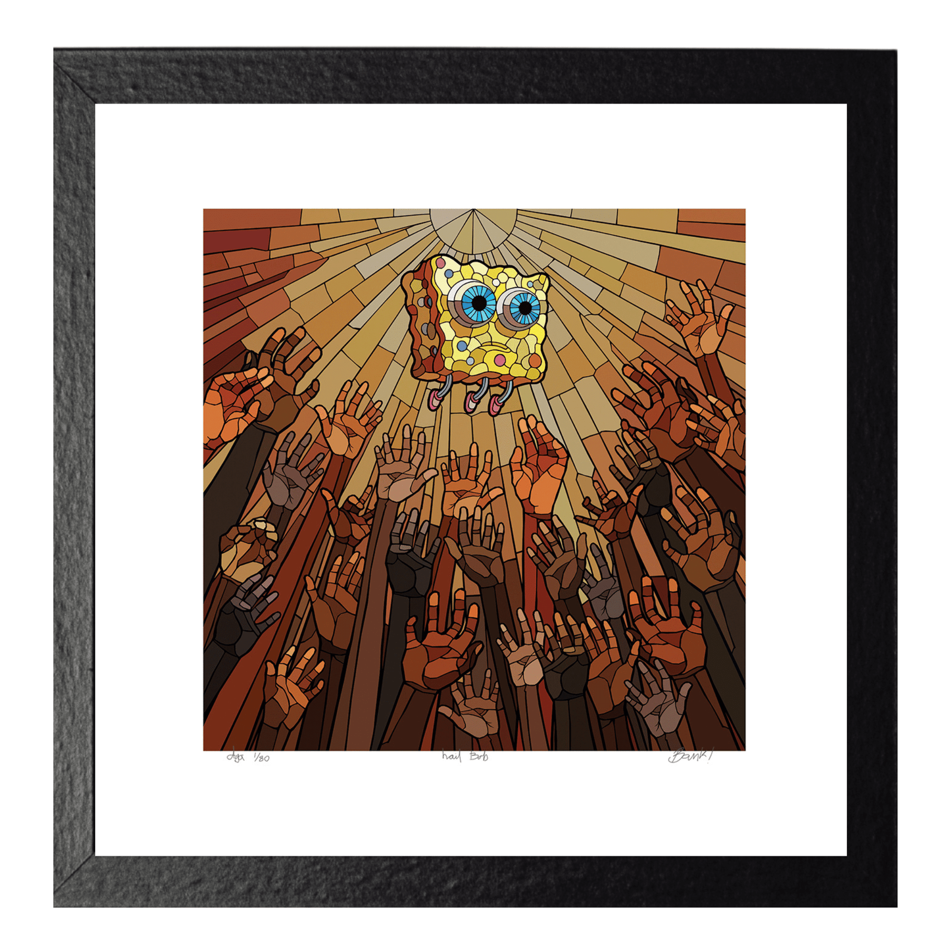 Bilde av Ronny Bank - "Hail Bob" - 2025 edition laget av Ronny Bank, popart kunst fra Galleri2b