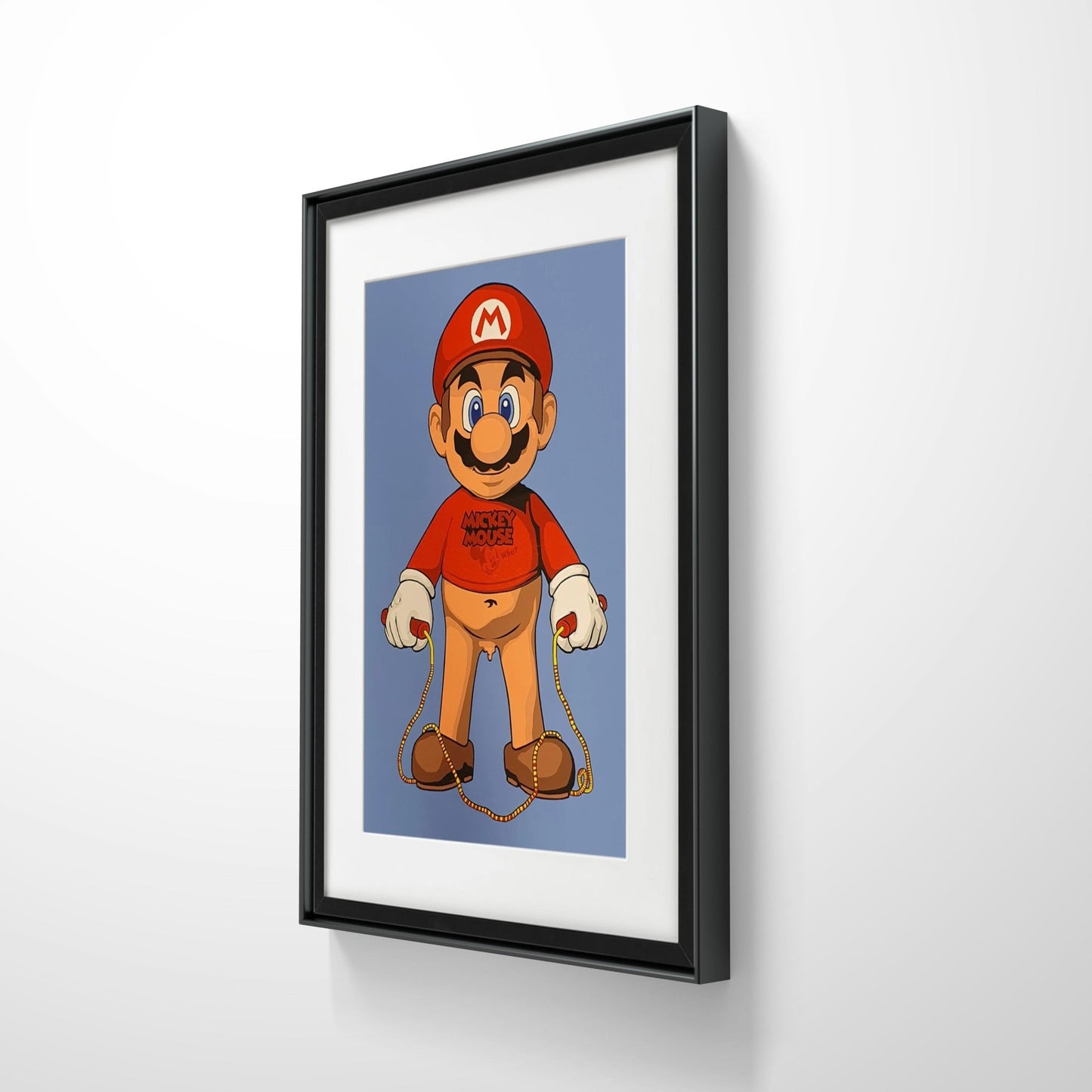 Bilde av Ronny Bank "Hoppe hoppetau?" laget av Ronny Bank, popart kunst fra Galleri2b