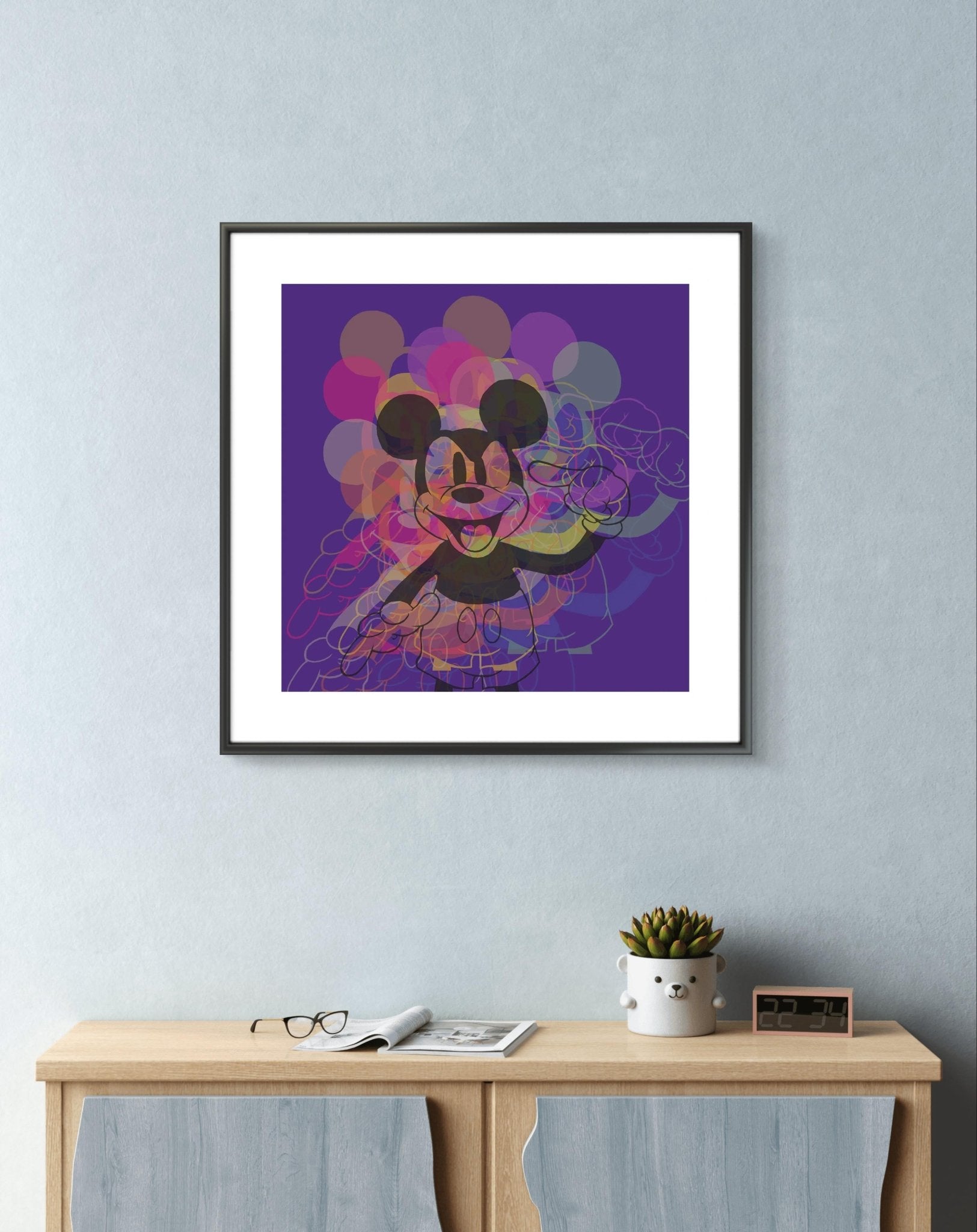 Bilde av Ronny Bank "Idiot" laget av Ronny Bank, popart kunst fra Galleri2b