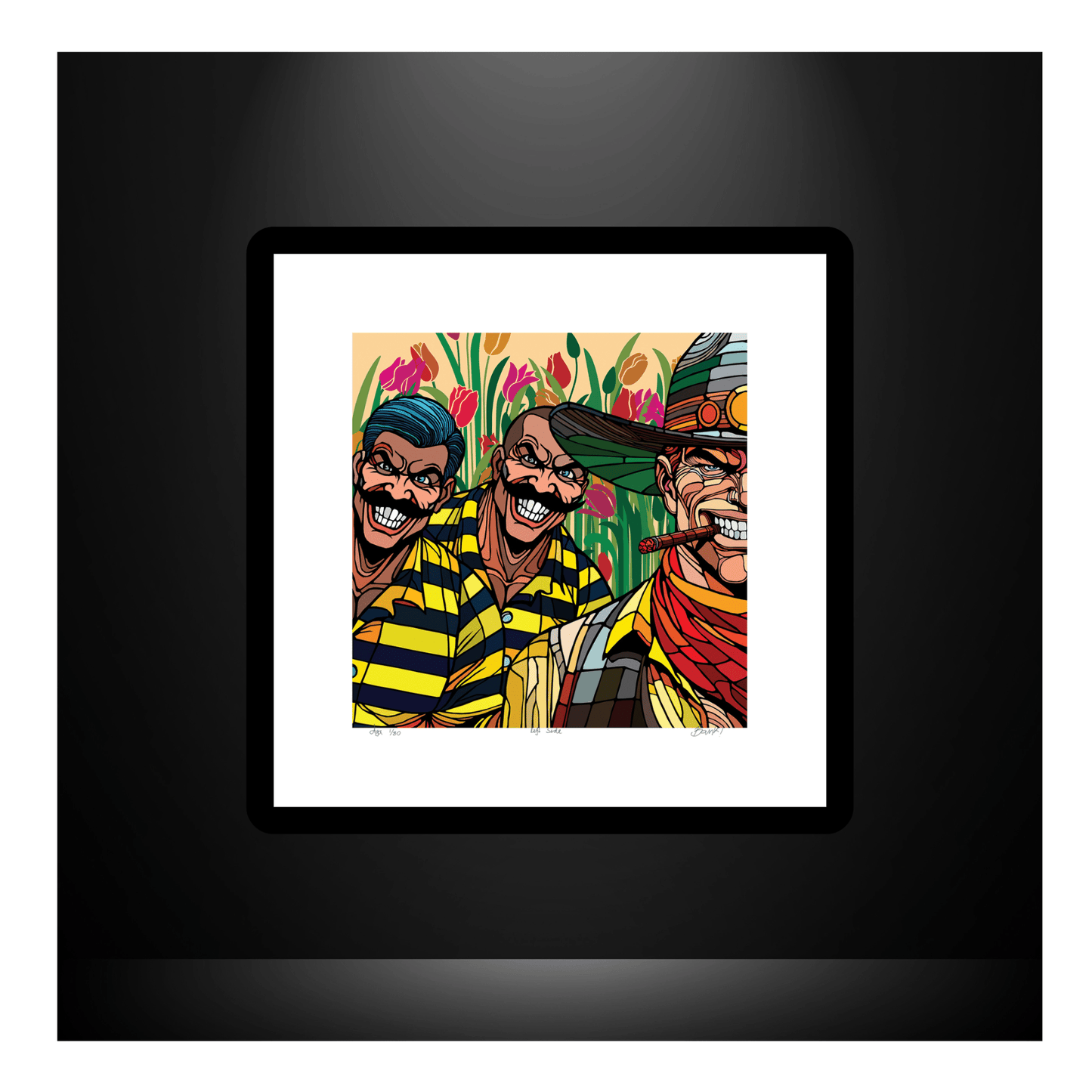 Bilde av Ronny Bank - "Left side" - 2025 edition laget av Ronny Bank, popart kunst fra Galleri2b