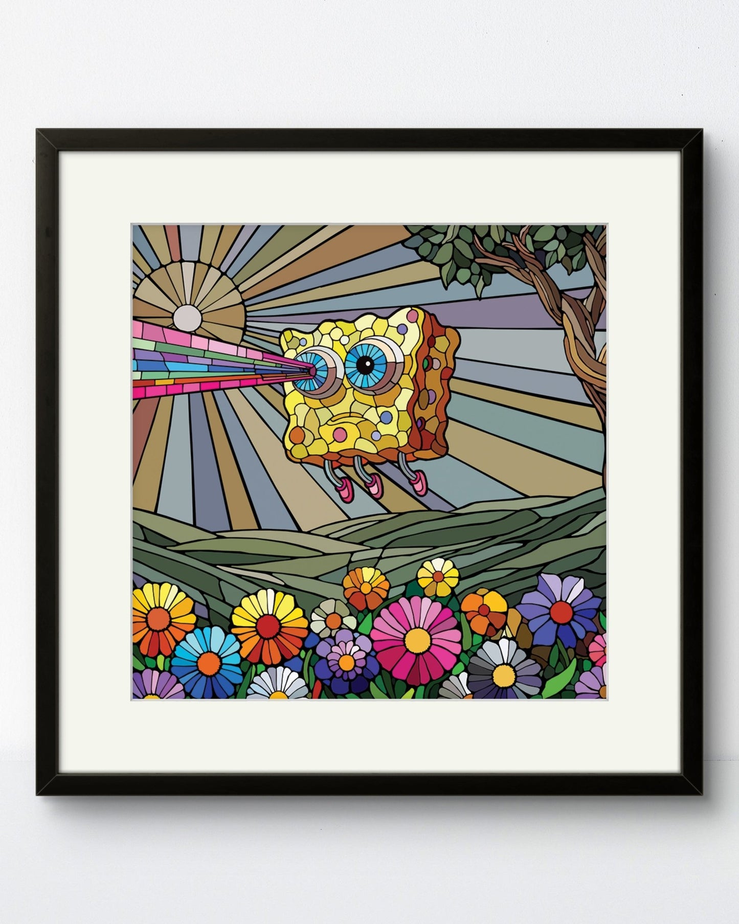 Bilde av Ronny Bank "Lost" 15X15cm laget av Ronny Bank, popart kunst fra Galleri2b