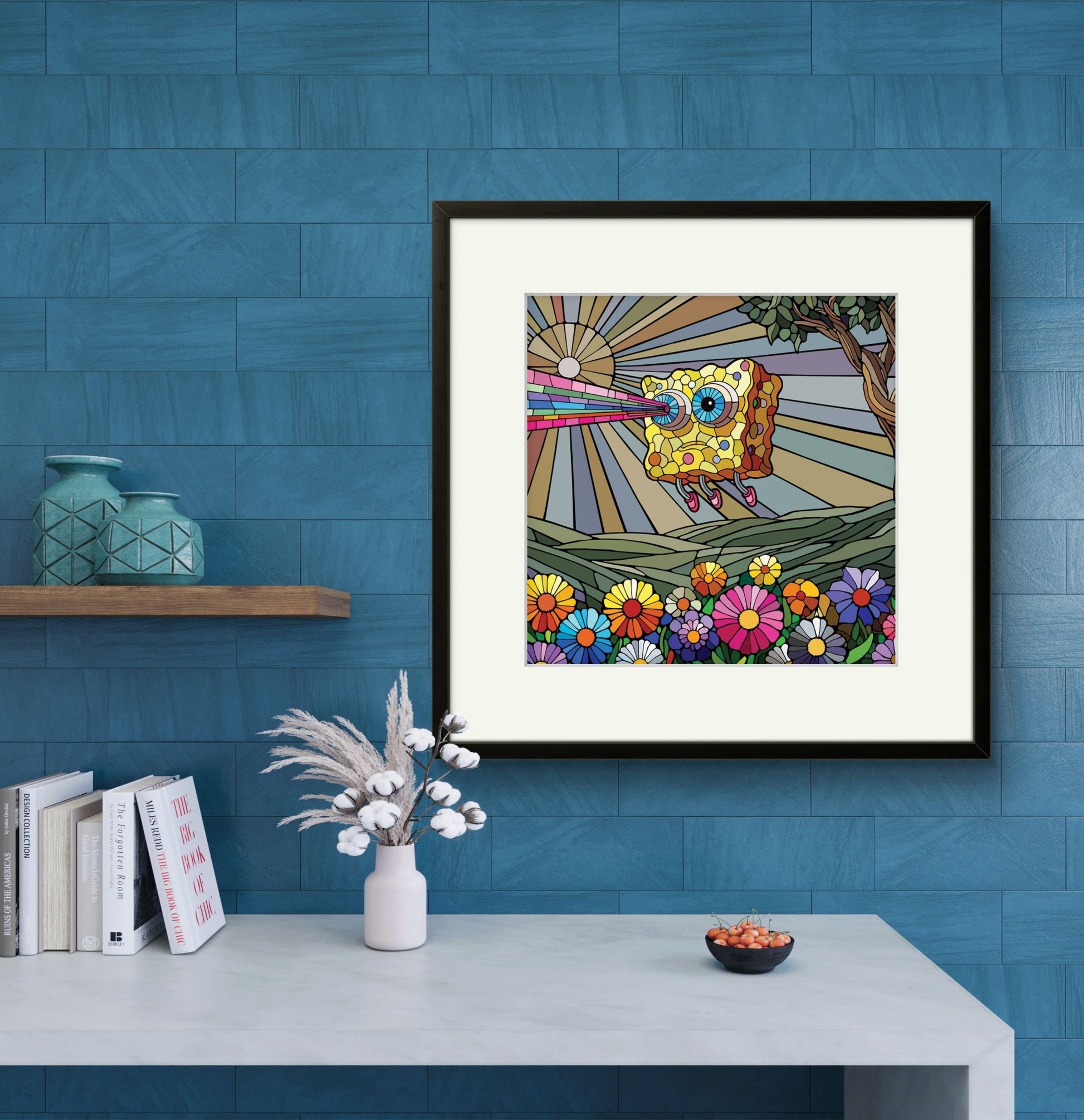 Bilde av Ronny Bank "Lost" 15X15cm laget av Ronny Bank, popart kunst fra Galleri2b