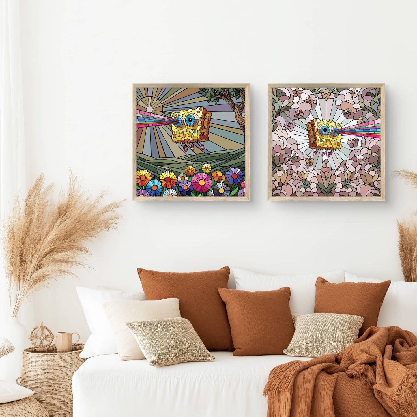 Bilde av Ronny Bank "Lost Again" 15X15cm laget av Ronny Bank, popart kunst fra Galleri2b