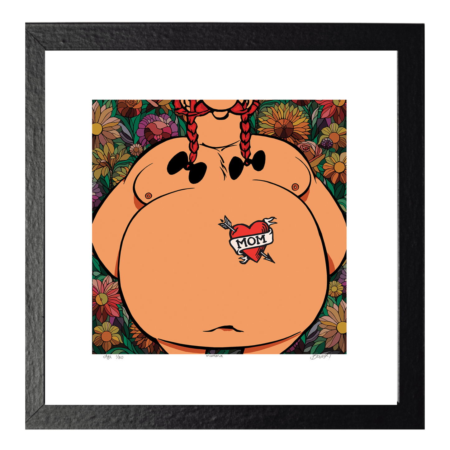 Bilde av Ronny Bank - "Mamma" - 2025 edition laget av Ronny Bank, popart kunst fra Galleri2b