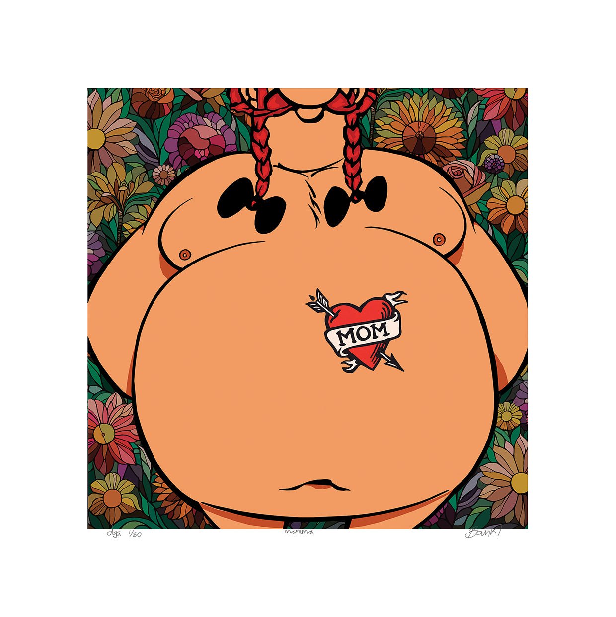 Bilde av Ronny Bank - "Mamma" - 2025 edition laget av Ronny Bank, popart kunst fra Galleri2b