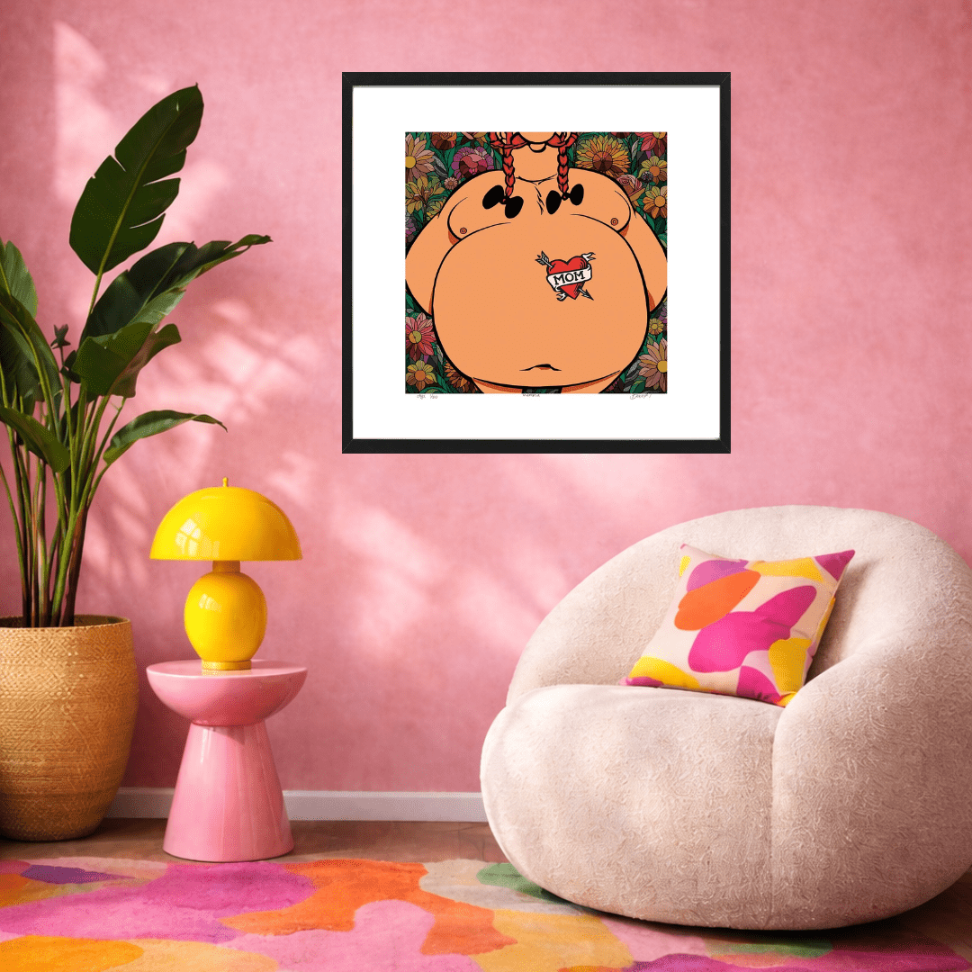 Bilde av Ronny Bank - "Mamma" - 2025 edition laget av Ronny Bank, popart kunst fra Galleri2b