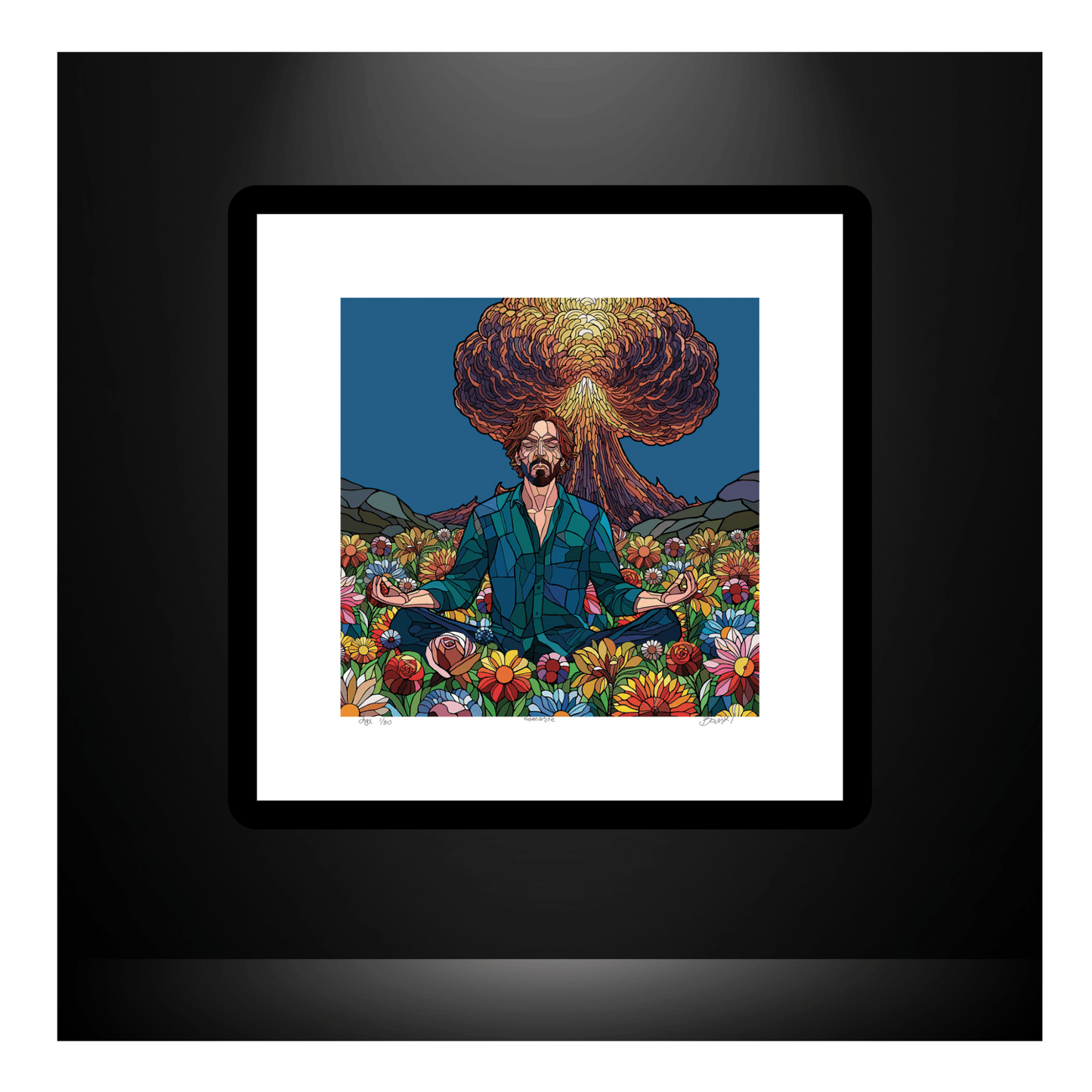 Bilde av Ronny Bank - "Namaste" - 2025 edition laget av Ronny Bank, popart kunst fra Galleri2b