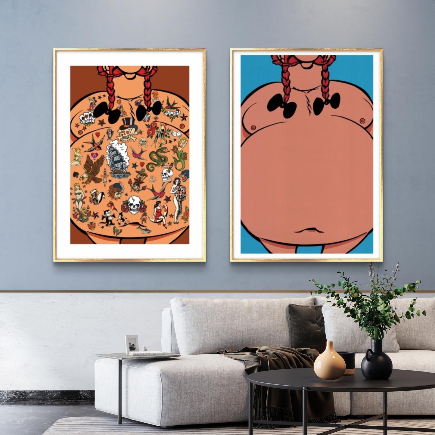 Bilde av Ronny Bank "No Regrets" NYHET laget av Ronny Bank, popart kunst fra Galleri2b