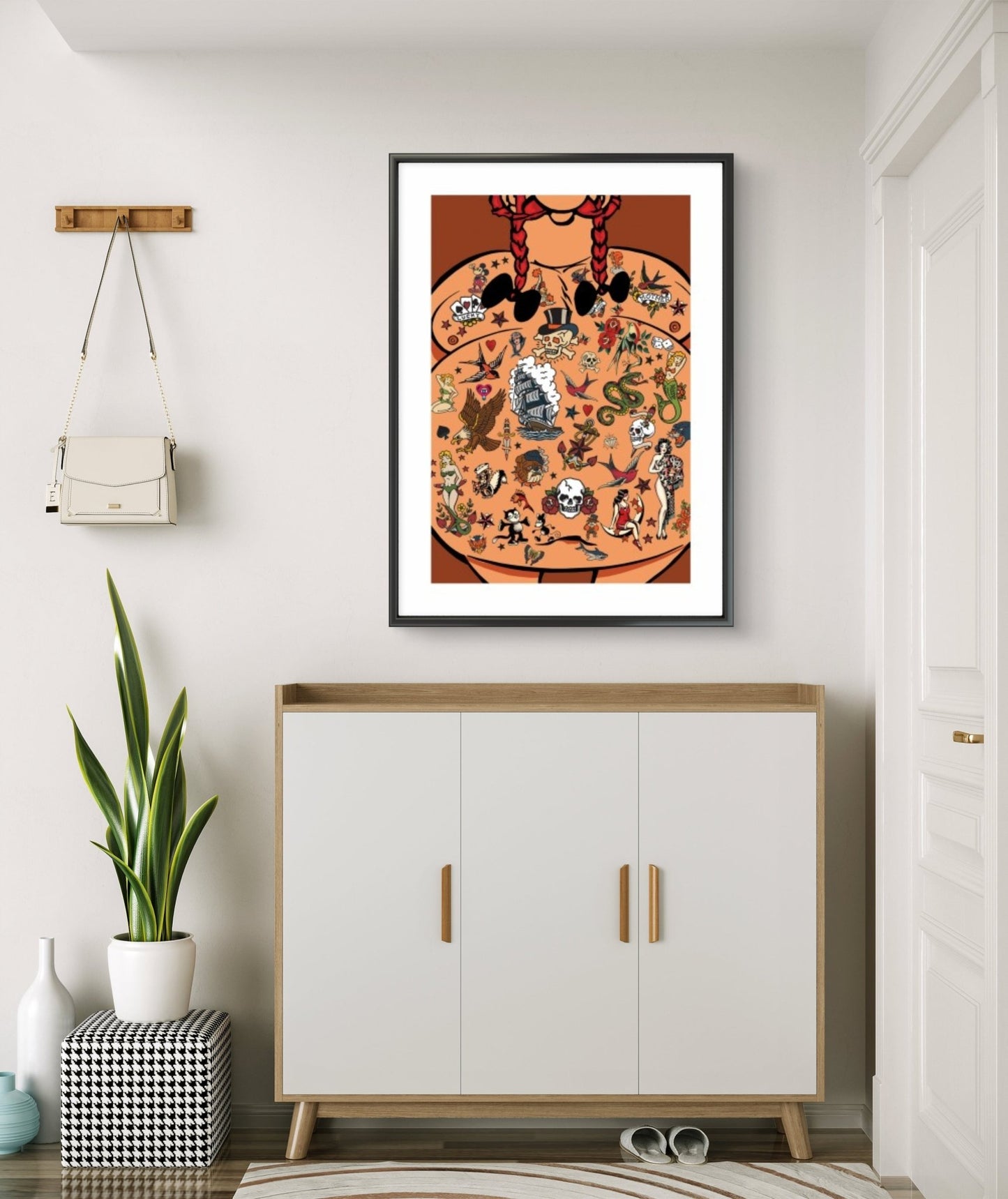 Bilde av Ronny Bank "No Regrets" NYHET laget av Ronny Bank, popart kunst fra Galleri2b