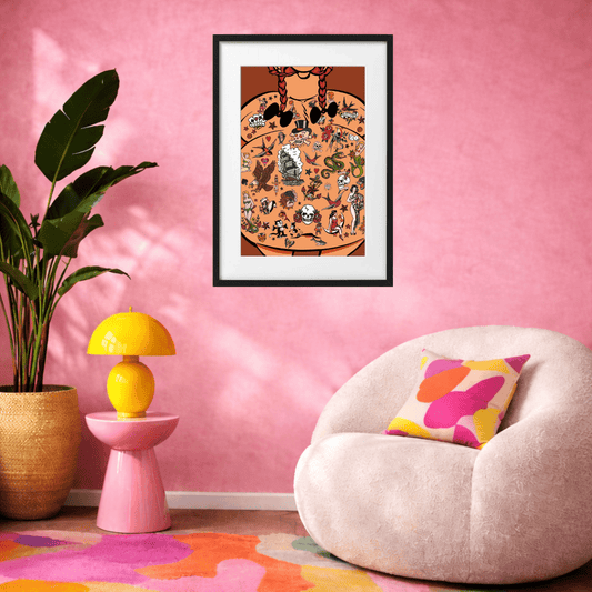 Bilde av Ronny Bank "No Regrets" NYHET laget av Ronny Bank, popart kunst fra Galleri2b