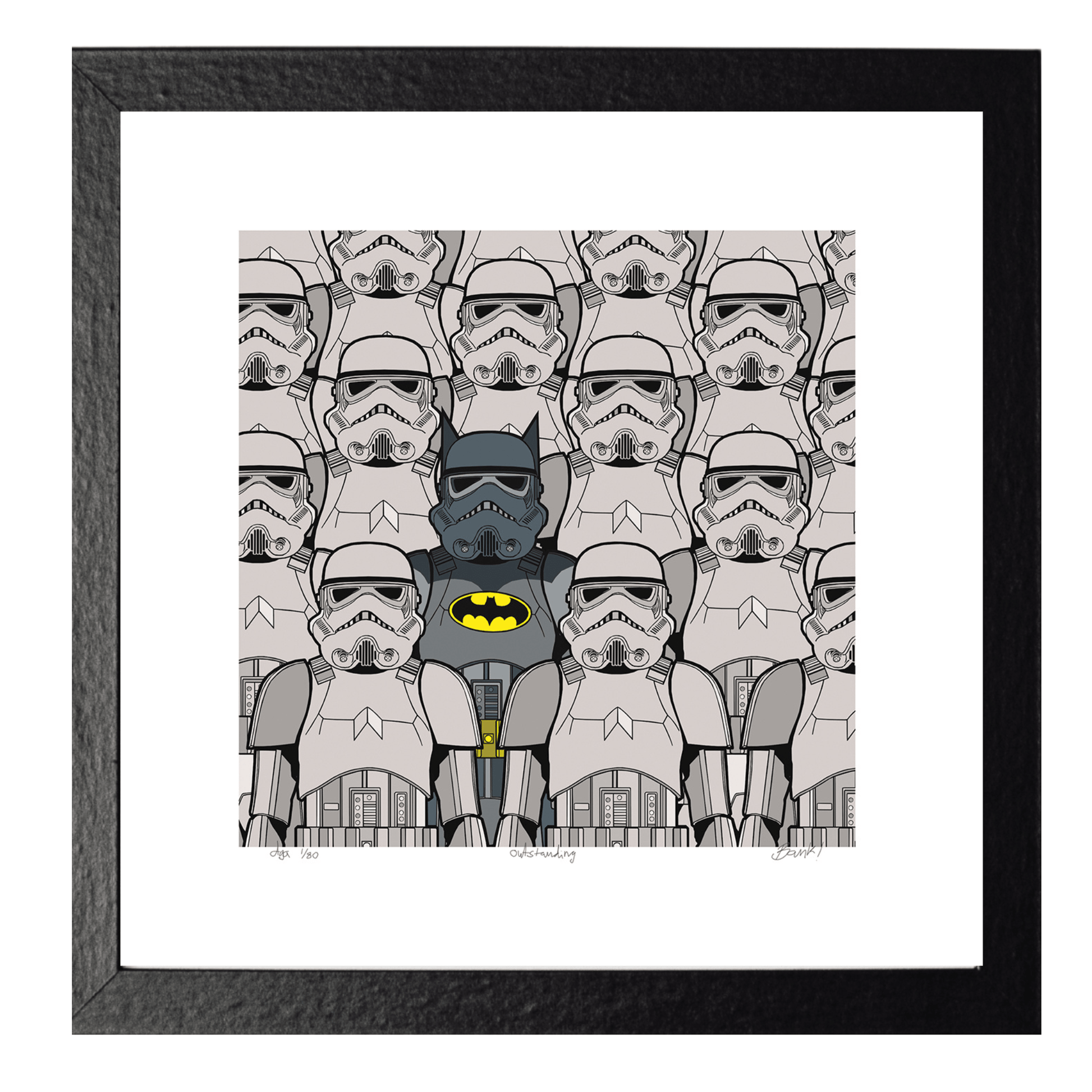 Bilde av Ronny Bank - "Outstanding" - 2025 edition laget av Ronny Bank, popart kunst fra Galleri2b