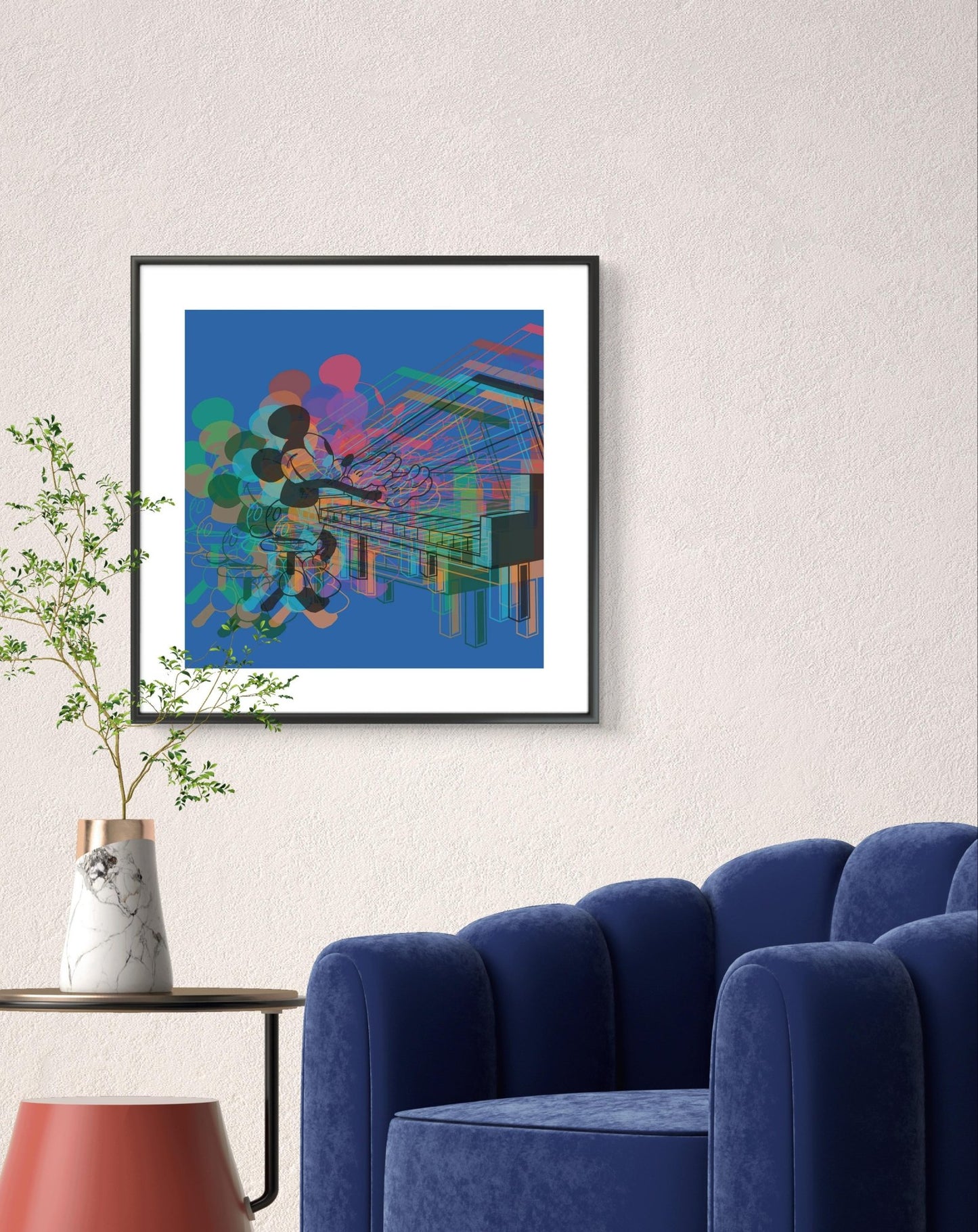 Bilde av Ronny Bank "Piano" laget av Ronny Bank, popart kunst fra Galleri2b