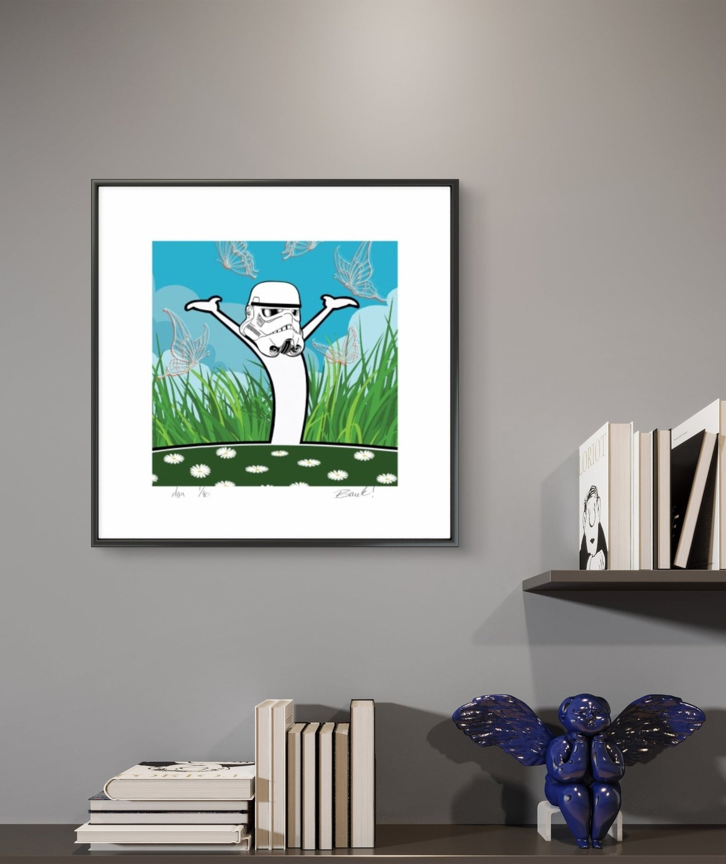 Bilde av Ronny Bank "Pur lykke" laget av Ronny Bank, popart kunst fra Galleri2b