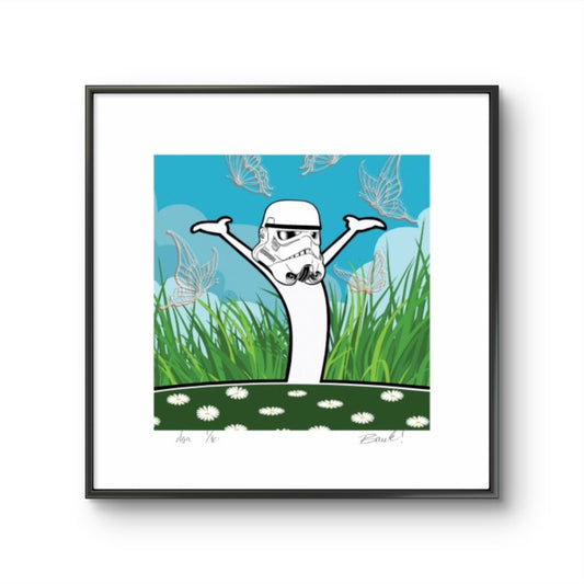 Bilde av Ronny Bank "Pur lykke" laget av Ronny Bank, popart kunst fra Galleri2b