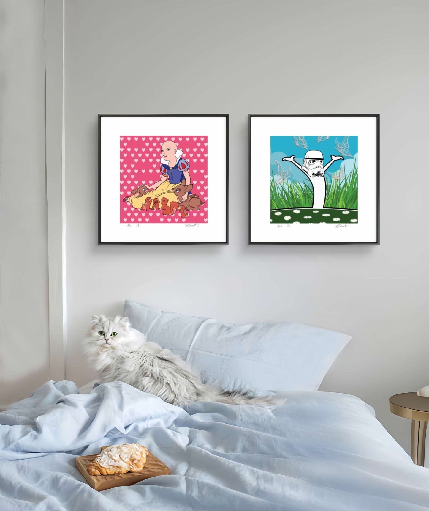 Bilde av Ronny Bank "Pur lykke" laget av Ronny Bank, popart kunst fra Galleri2b