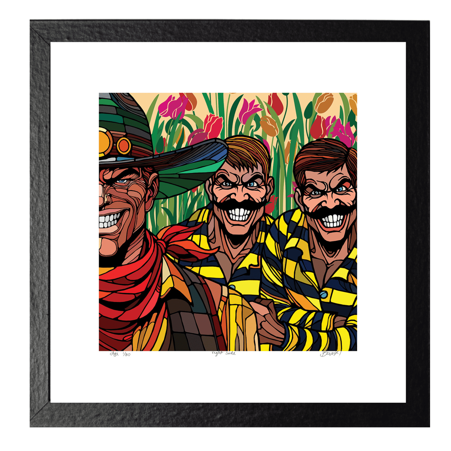 Bilde av Ronny Bank - "Right side" - 2025 edition laget av Ronny Bank, popart kunst fra Galleri2b