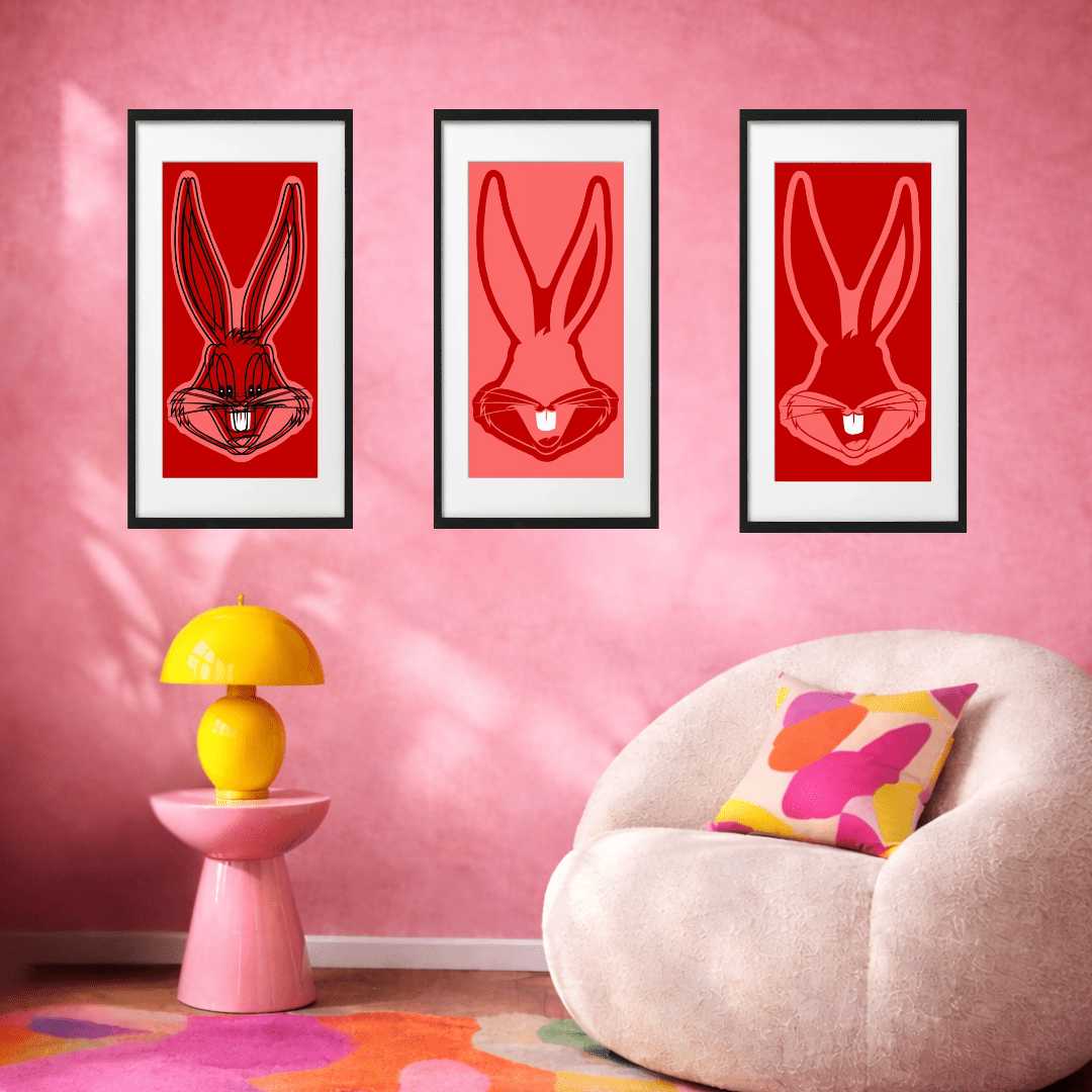Bilde av Ronny Bank "Sprett 3" laget av Ronny Bank, popart kunst fra Galleri2b