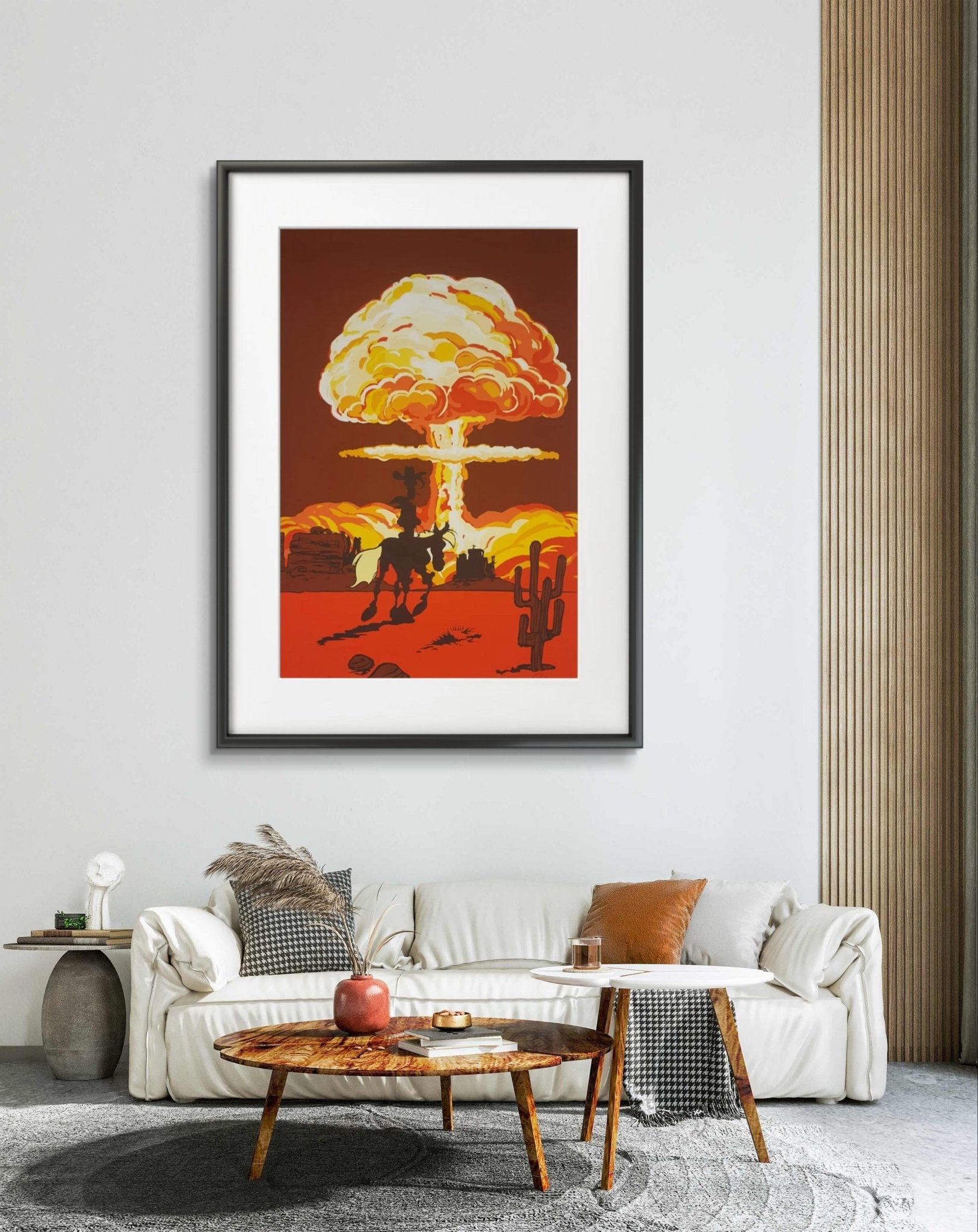 Bilde av Ronny Bank "The end" laget av Ronny Bank, popart kunst fra Galleri2b