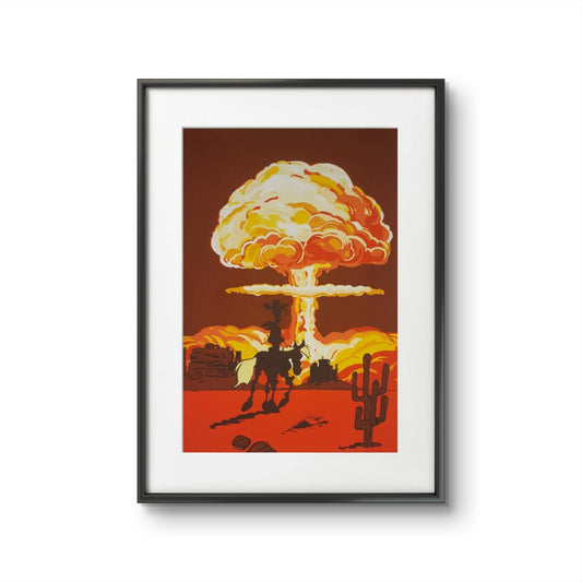 Bilde av Ronny Bank "The end" laget av Ronny Bank, popart kunst fra Galleri2b