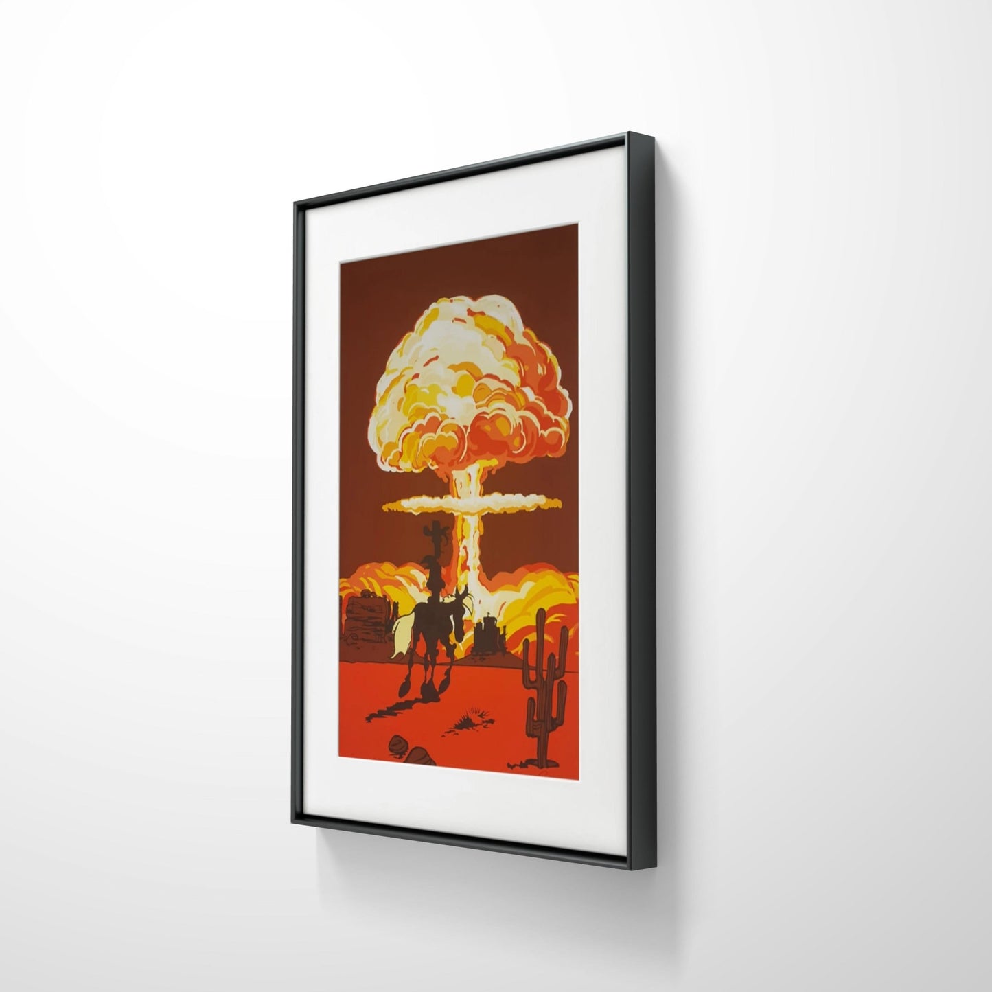 Bilde av Ronny Bank "The end" laget av Ronny Bank, popart kunst fra Galleri2b