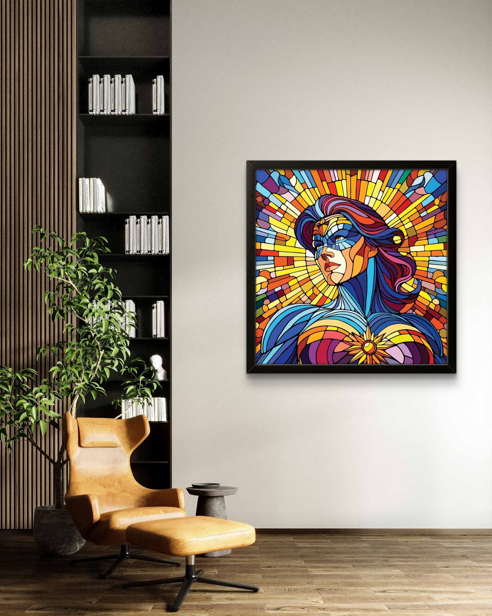 Bilde av Ronny Bank "The Strongest Sex" 90X90cm laget av Ronny Bank, popart kunst fra Galleri2b