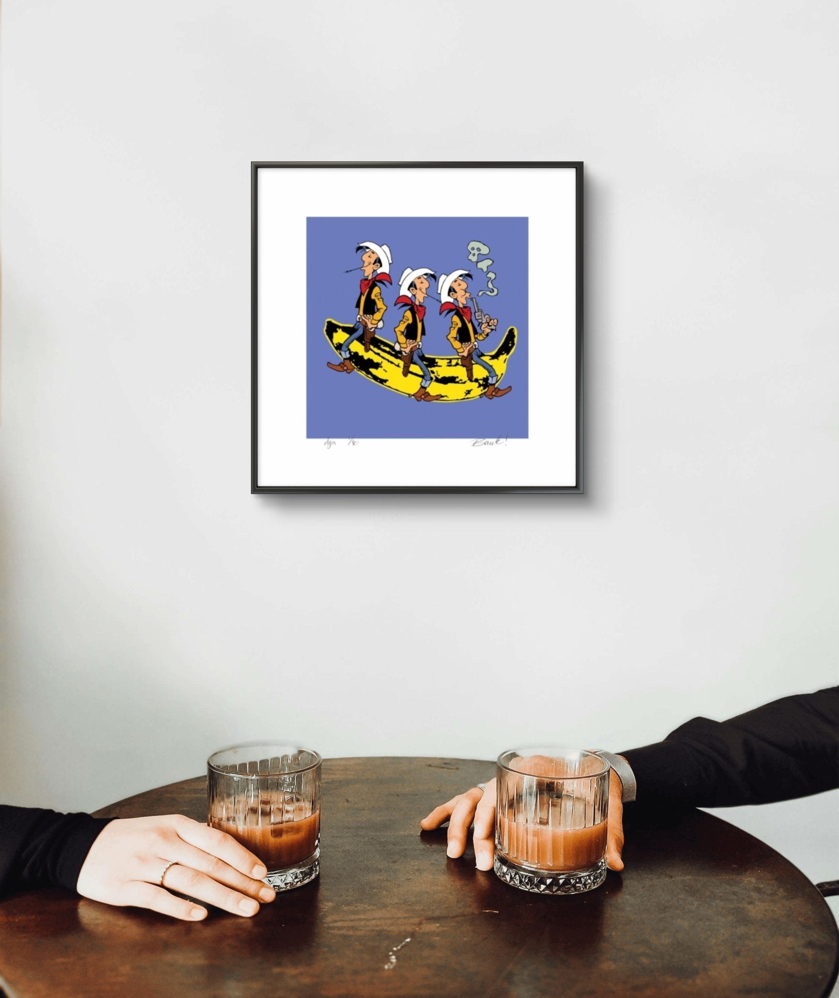 Bilde av Ronny Bank "Trippel lykke" laget av Ronny Bank, popart kunst fra Galleri2b