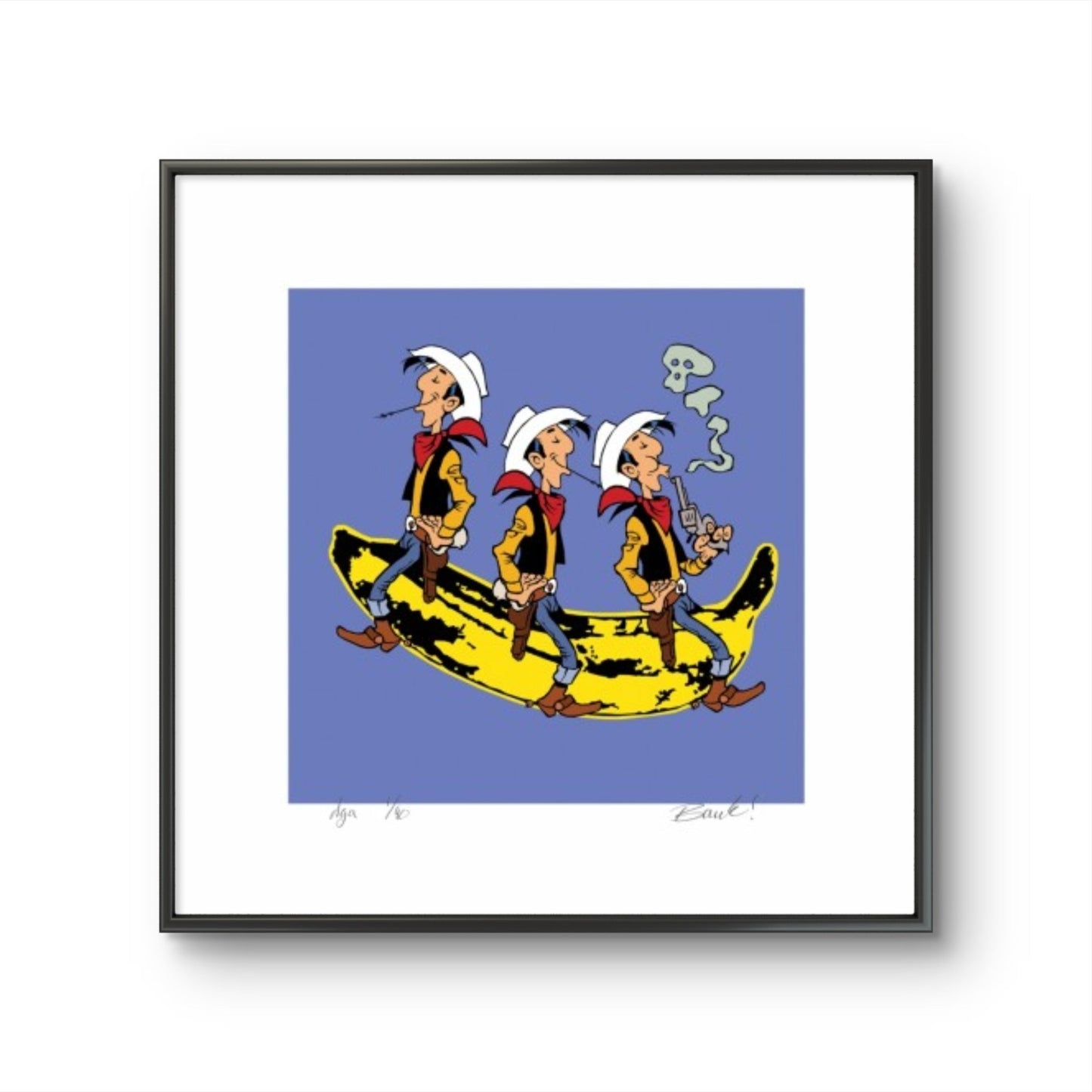 Bilde av Ronny Bank "Trippel lykke" laget av Ronny Bank, popart kunst fra Galleri2b